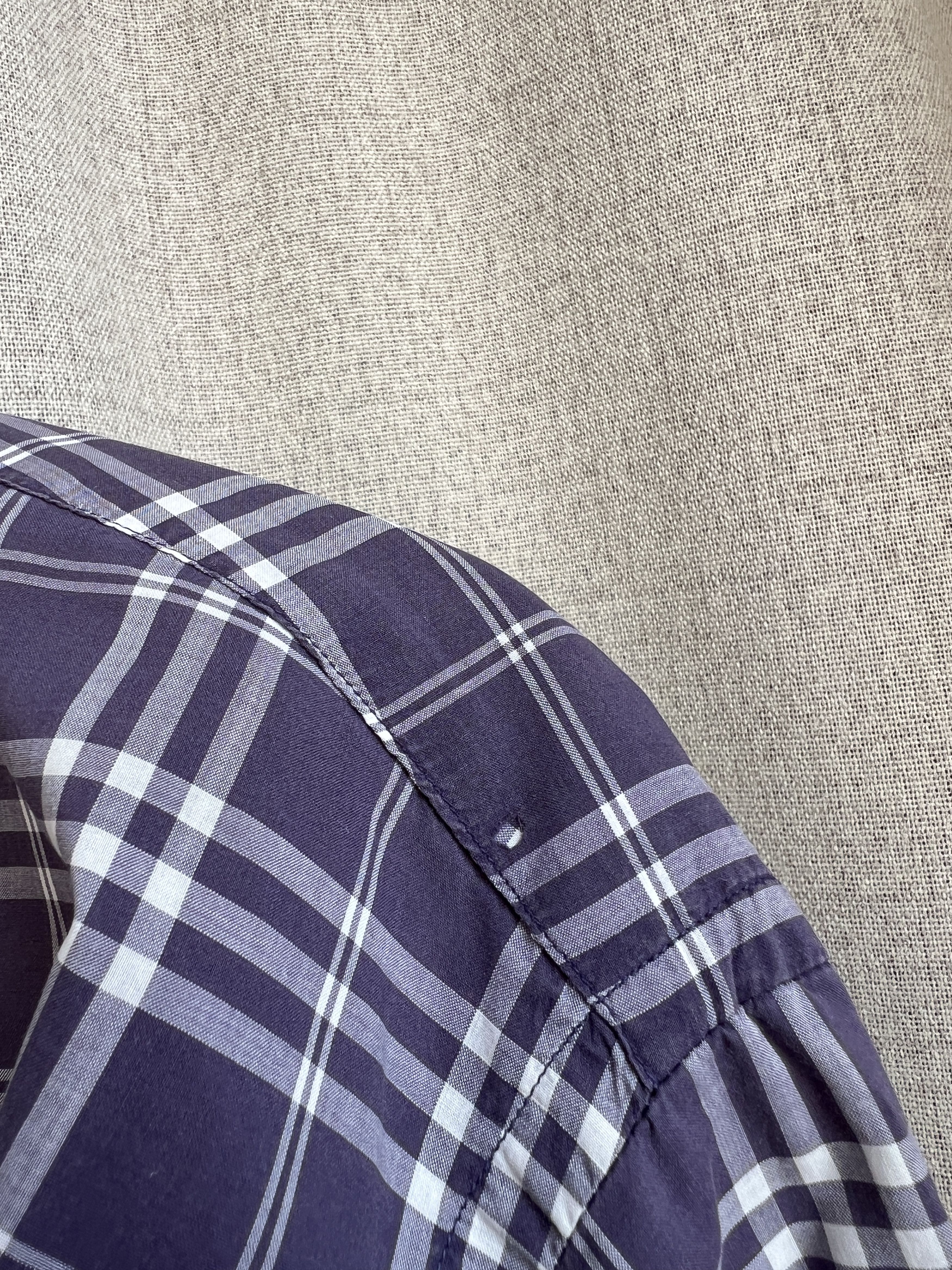 Burberry Vintage 80-90s Burberrys Made in USA Blue Nova Check Size US XL / EU 56 / 4 - 12 Thumbnail