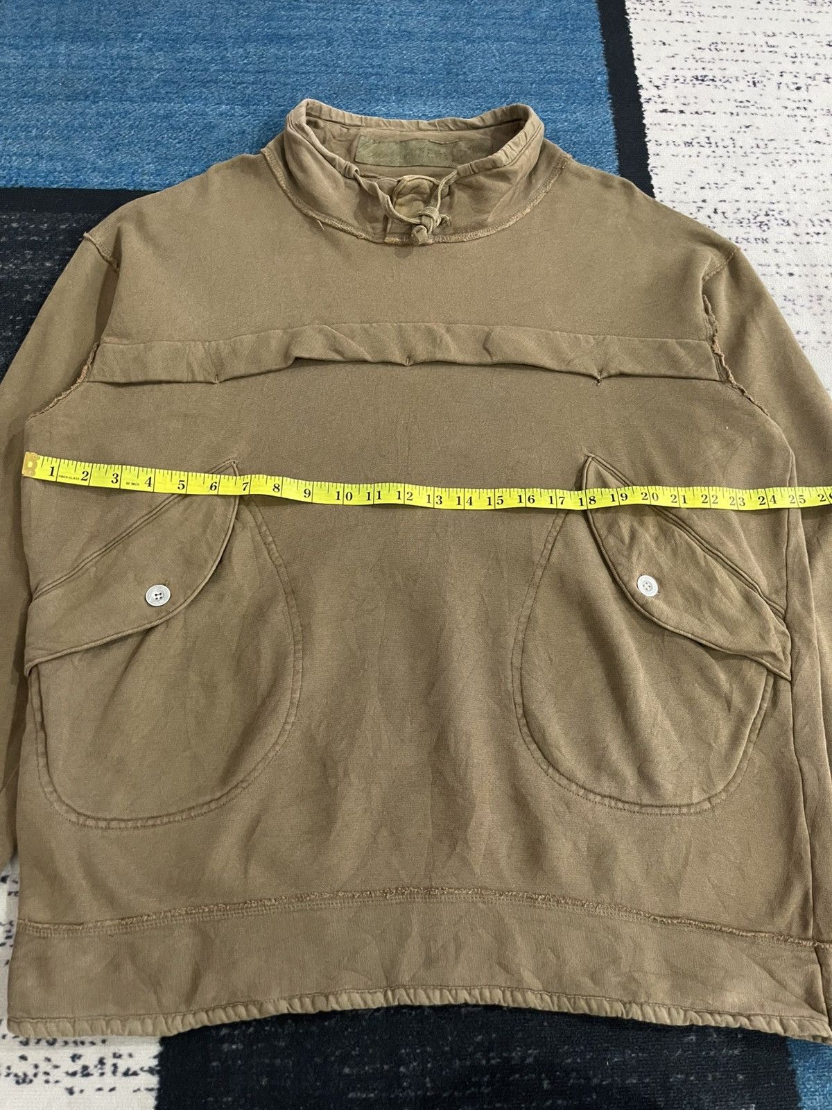 Vintage Vintage RNA Inc Military Style Drawstring Jumper Sweatshirt Size US XL / EU 56 / 4 - 17 Thumbnail