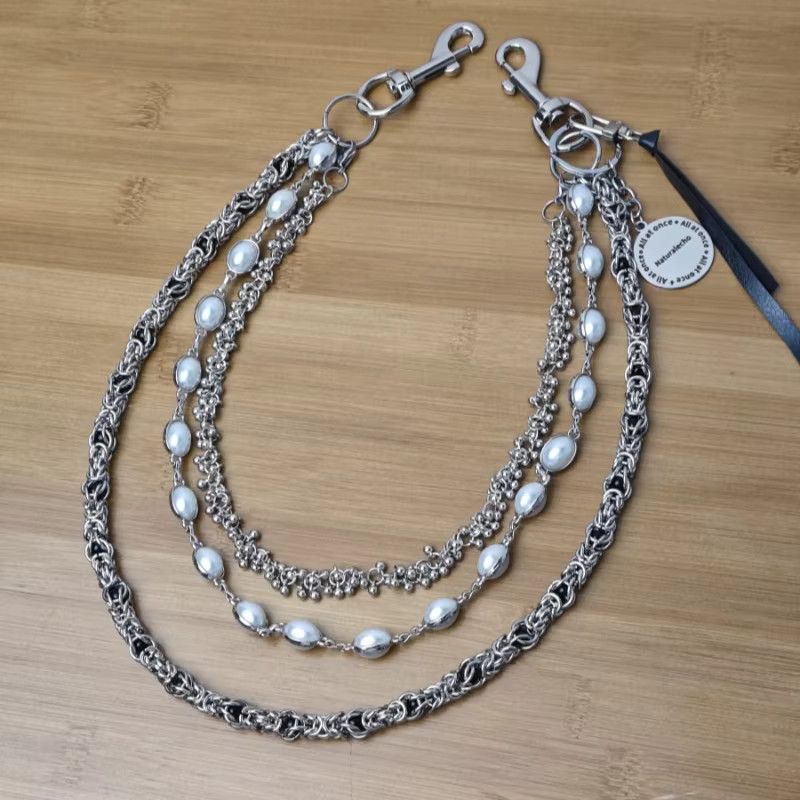 Jewelry Retro Marble Accessories Hip Rock y2k Pants Chain Size ONE SIZE - 1 Thumbnail