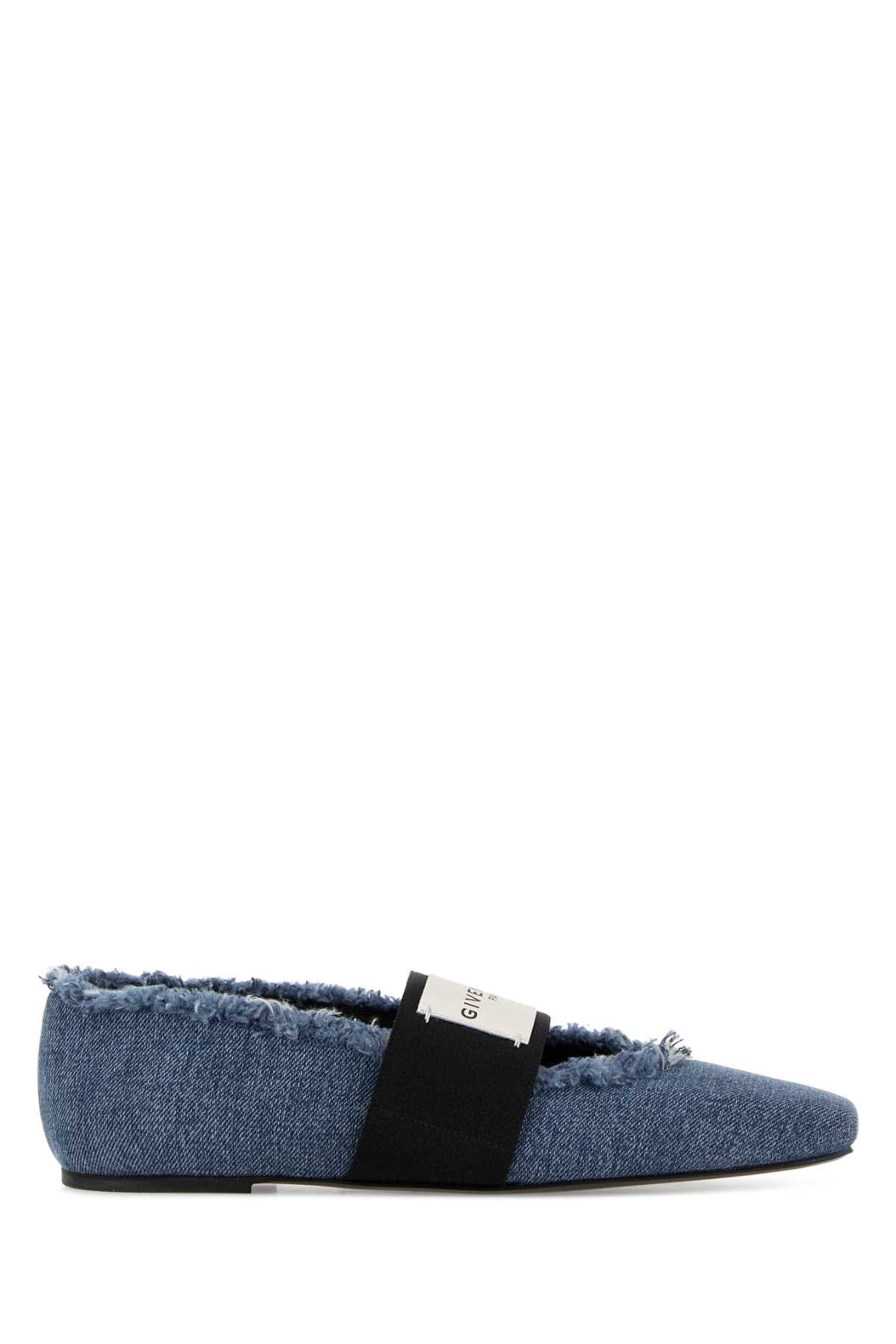 Givenchy Denim Ballerinas Size US 8 / IT 38 - 1 Thumbnail