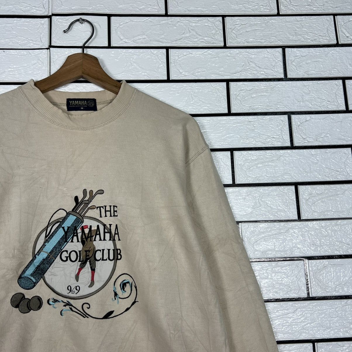 Yamaha Vintage 90's YAMAHA Golfing Outfit Sweatshirt #4305-C195 Size US M / EU 48-50 / 2 - 5 Thumbnail