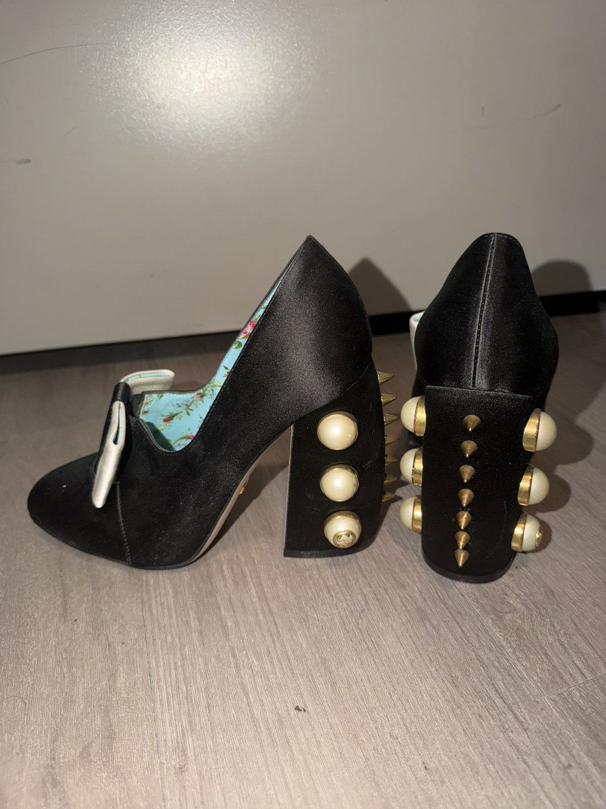 Gucci Gucci pearl spike heel Size US 6 / IT 36 - 3 Thumbnail