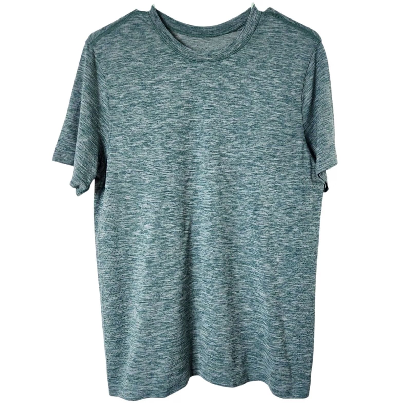 Lululemon Lululemon Mens Crewneck T-Shirt Short Sleeve Tee Breathable Green Size US M / EU 48-50 / 2 - 2 Thumbnail