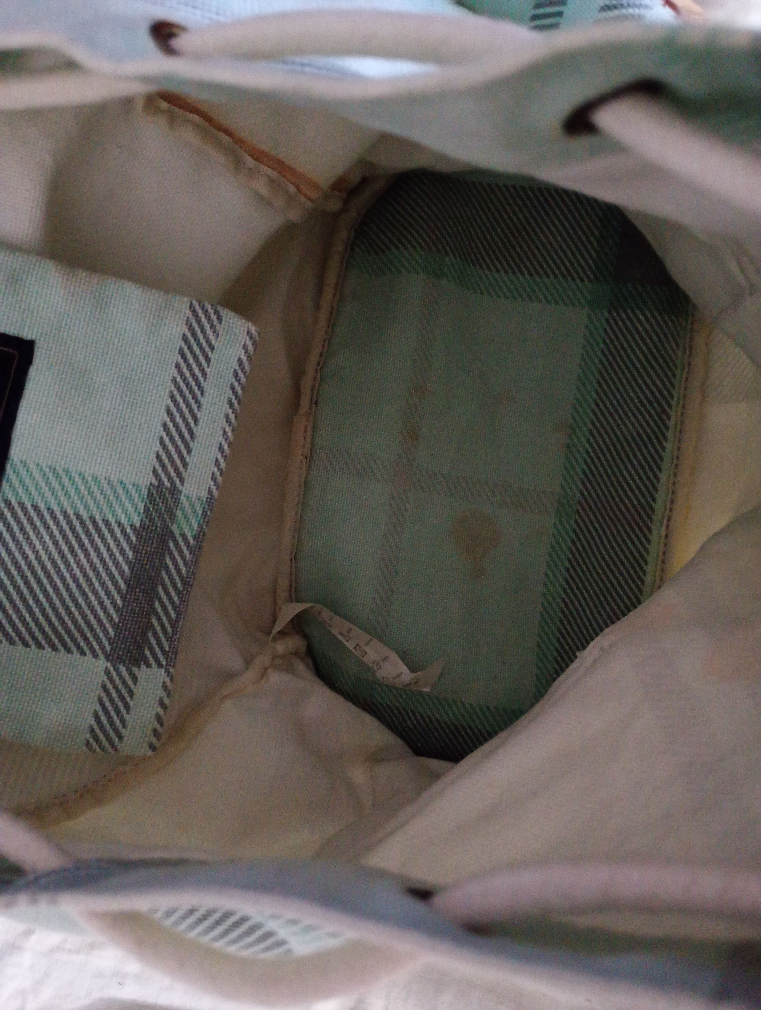 Barbour Barbour Rucksack Check Backpack Green Cotton Leather Size ONE SIZE - 15 Thumbnail