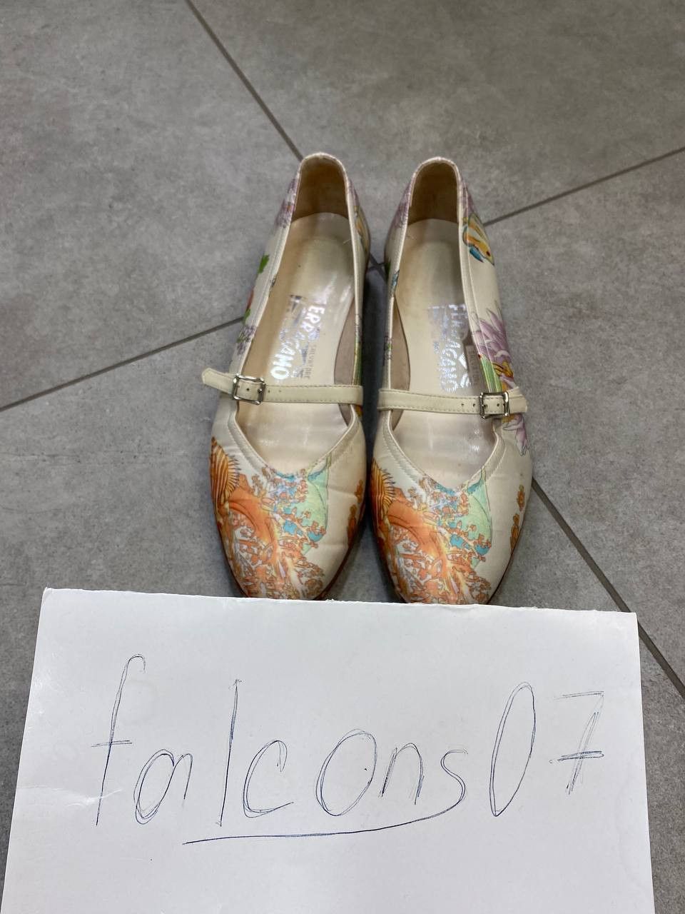 Salvatore Ferragamo Vintage Salvatore Ferragamo Sea Pattern Ballet Flats Shoes Size US 6 / IT 36 - 2 Thumbnail