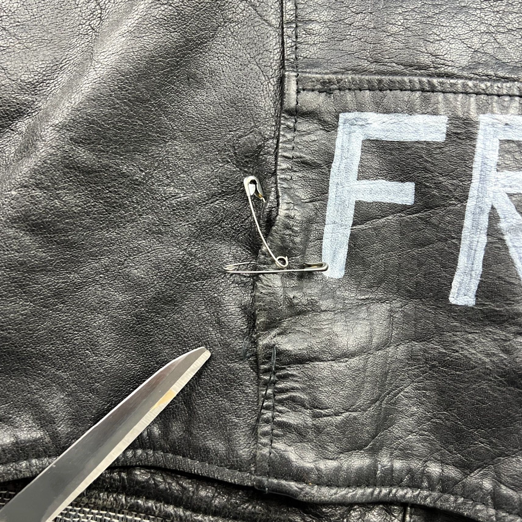 Vintage VINTAGE Unbranded Leather Jacket Motorcycle Shirt Mens L Black Rock Marlon Brando Punk Jacket - Full Zip Size US L / EU 52-54 / 3 - 4 Thumbnail