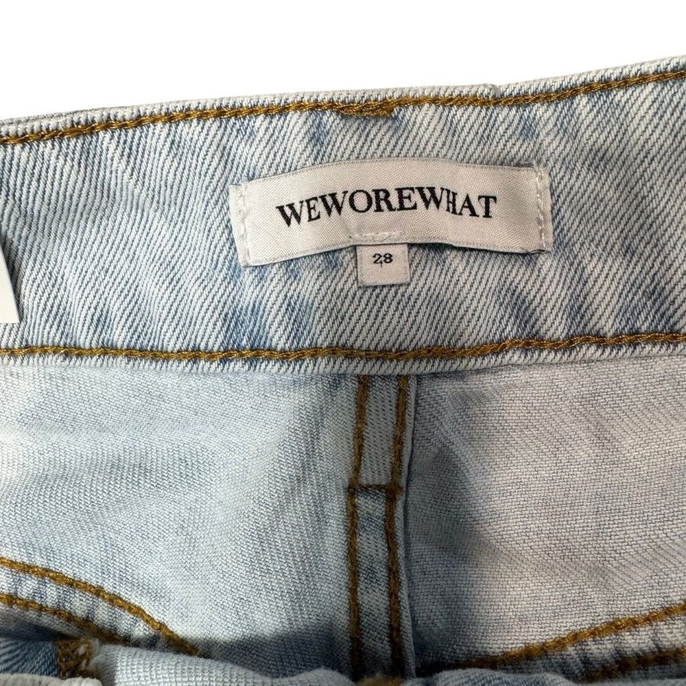 WeWoreWhat NWT New $138 We Wore What Cutout Belted Straight Jeans Siz Size 28" / US 6 / IT 42 - 5 Thumbnail