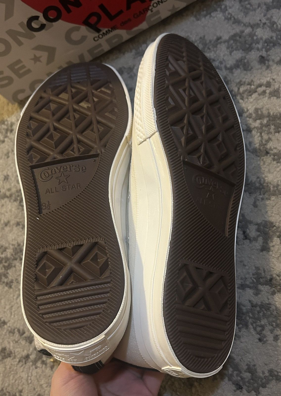 Comme des Garcons PLAY CONVERSE X COMME DES GARÇONS PLAY Chuck 70 printed Sneaker Size US 8.5 / EU 41-42 - 6 Thumbnail