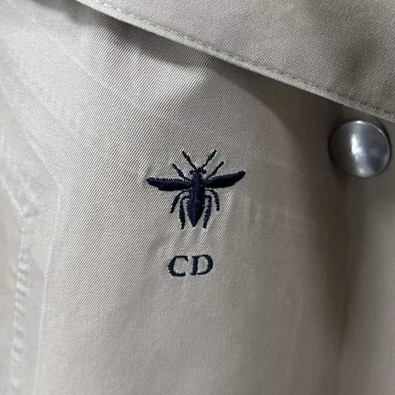 Dior Dior Khaki Bee Embroidered Belt Logo Coat Size XS / US 0-2 / IT 36-38 - 4 Thumbnail