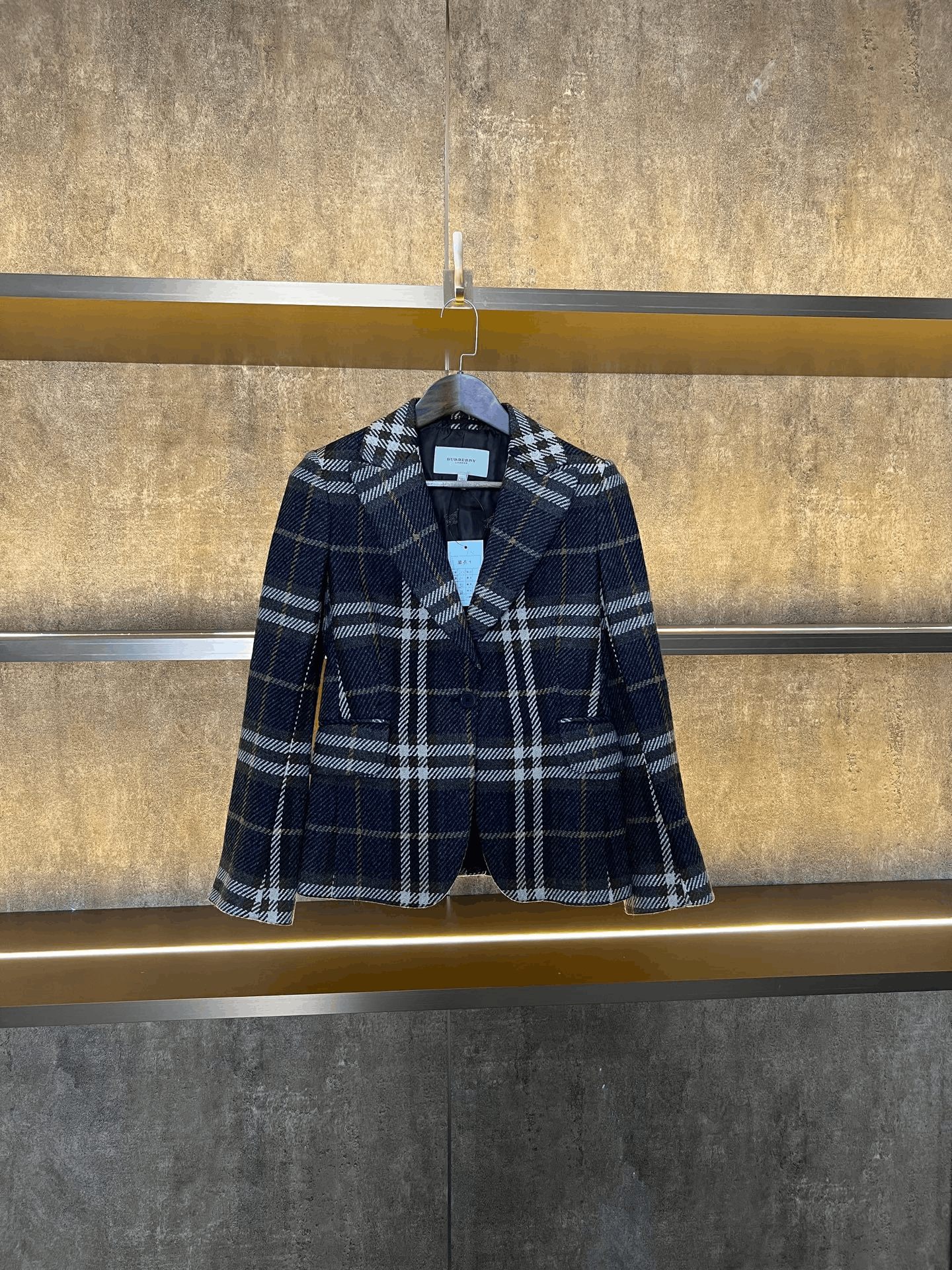 Burberry Burberry Check Blazer Size S / US 4 / IT 40 - 1 Thumbnail
