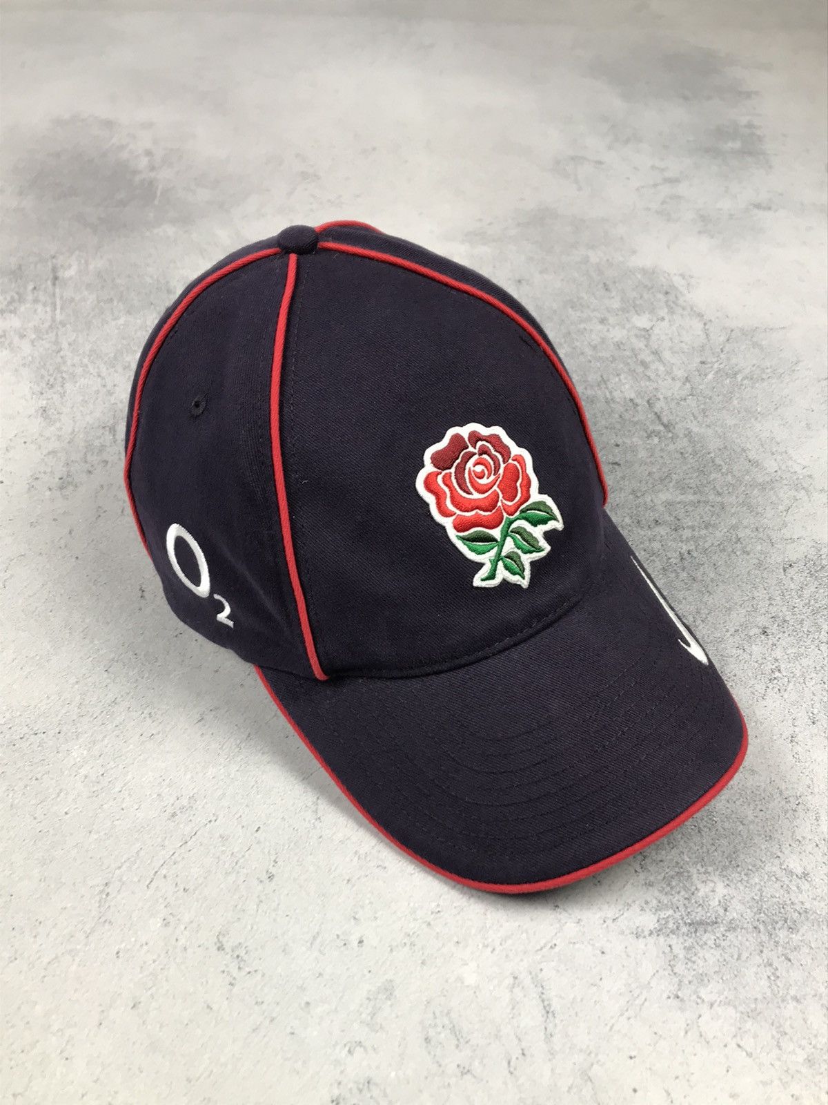 Nike × Vintage Vintage Nike Canterbury England Rugby O2 Swoosh Cap Hat Size ONE SIZE - 3 Thumbnail