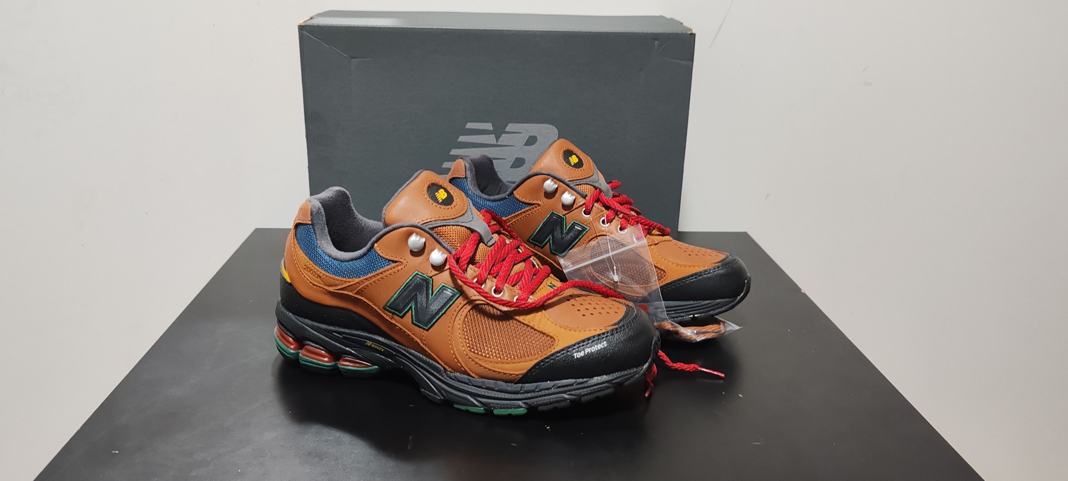 New Balance New Balance 2002 R Pack Baskets En Cuir Marron Tg: 41.5 Size US 8.5 / EU 41-42 - 6 Thumbnail