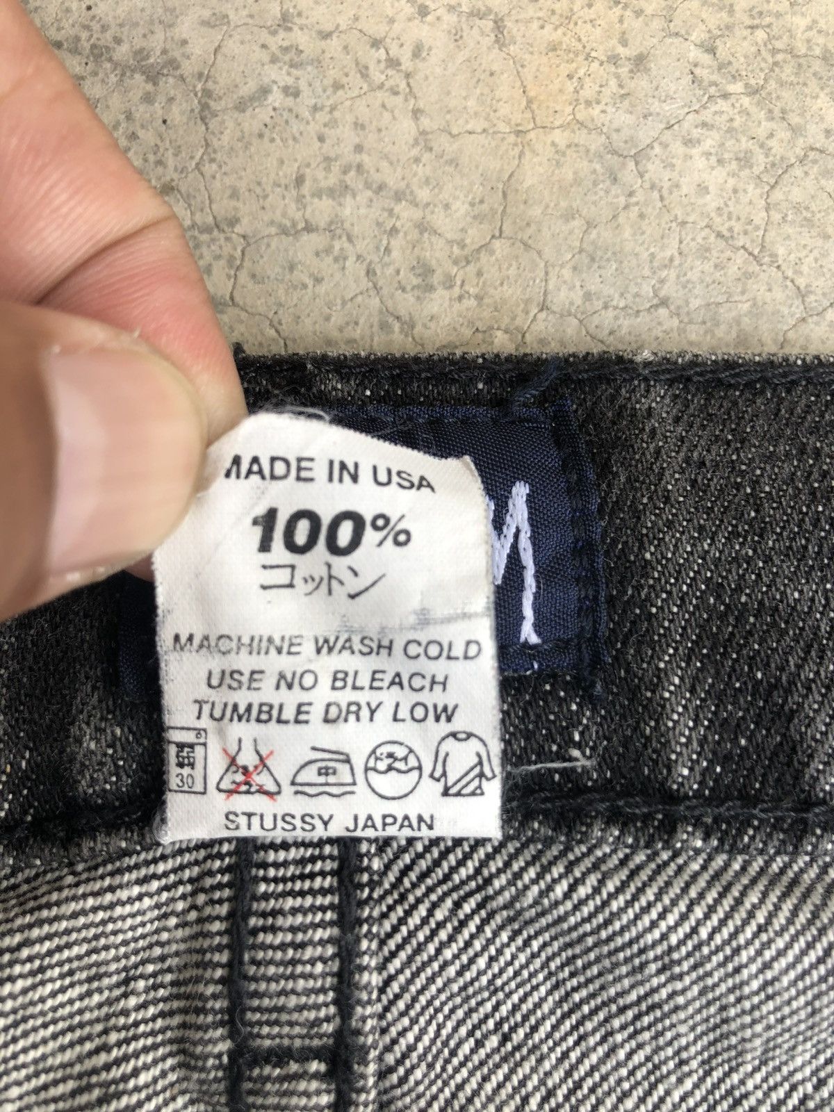 Stussy Stussy Spell out Jeans Distressed Denim Size US 29 - 22 Thumbnail