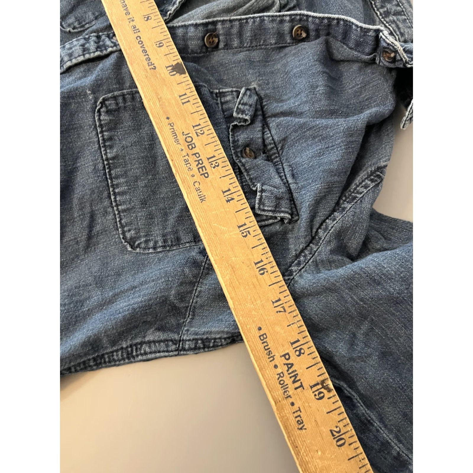 Vintage VINTAGE A New Day Chambray Denim Blouse Women's Size Medium Blue Size M / US 6-8 / IT 42-44 - 5 Thumbnail