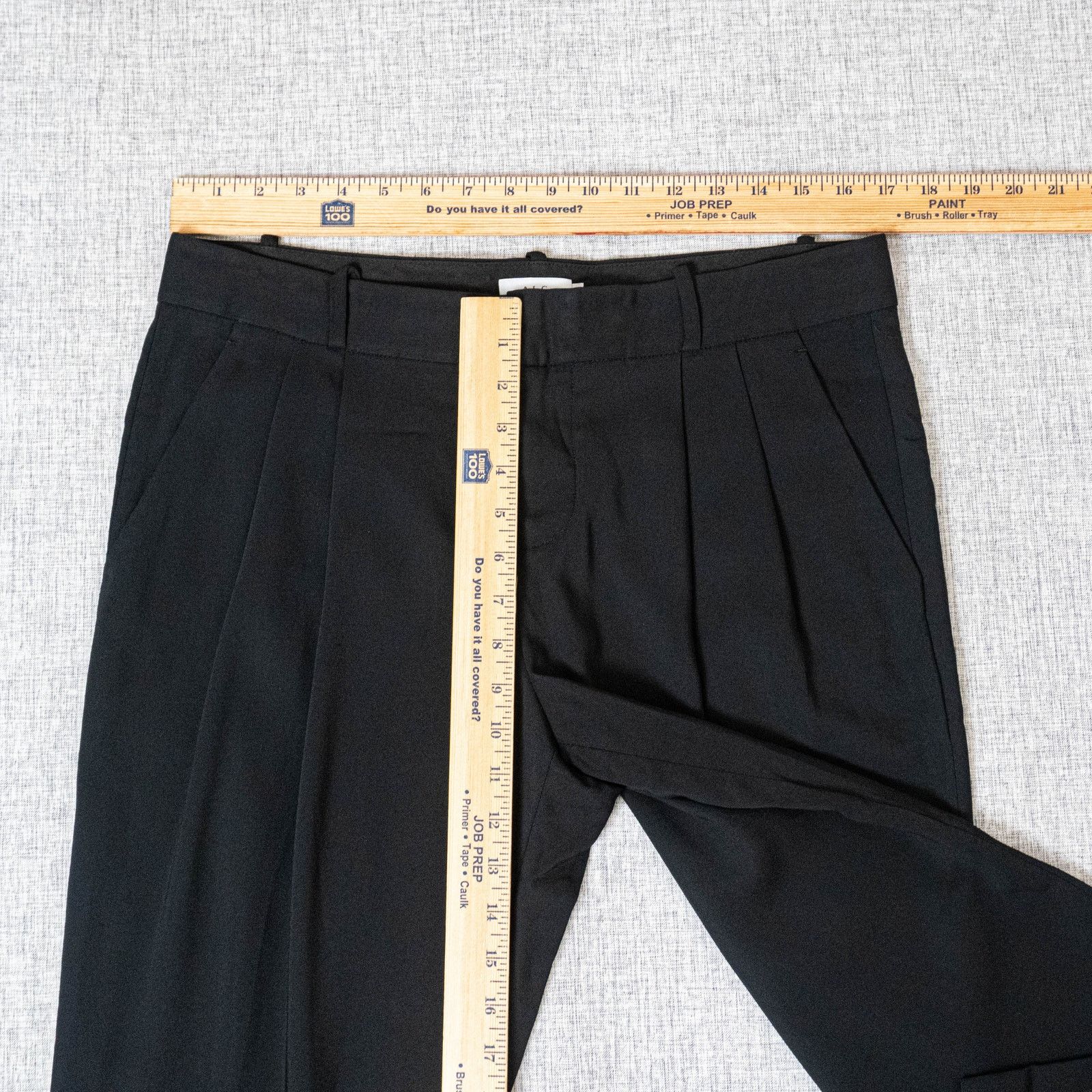 A.L.C. A.L.C. Black Pleated Trouser Pants ankle crop size 10 34w Size 32" / US 10 / IT 46 - 5 Thumbnail