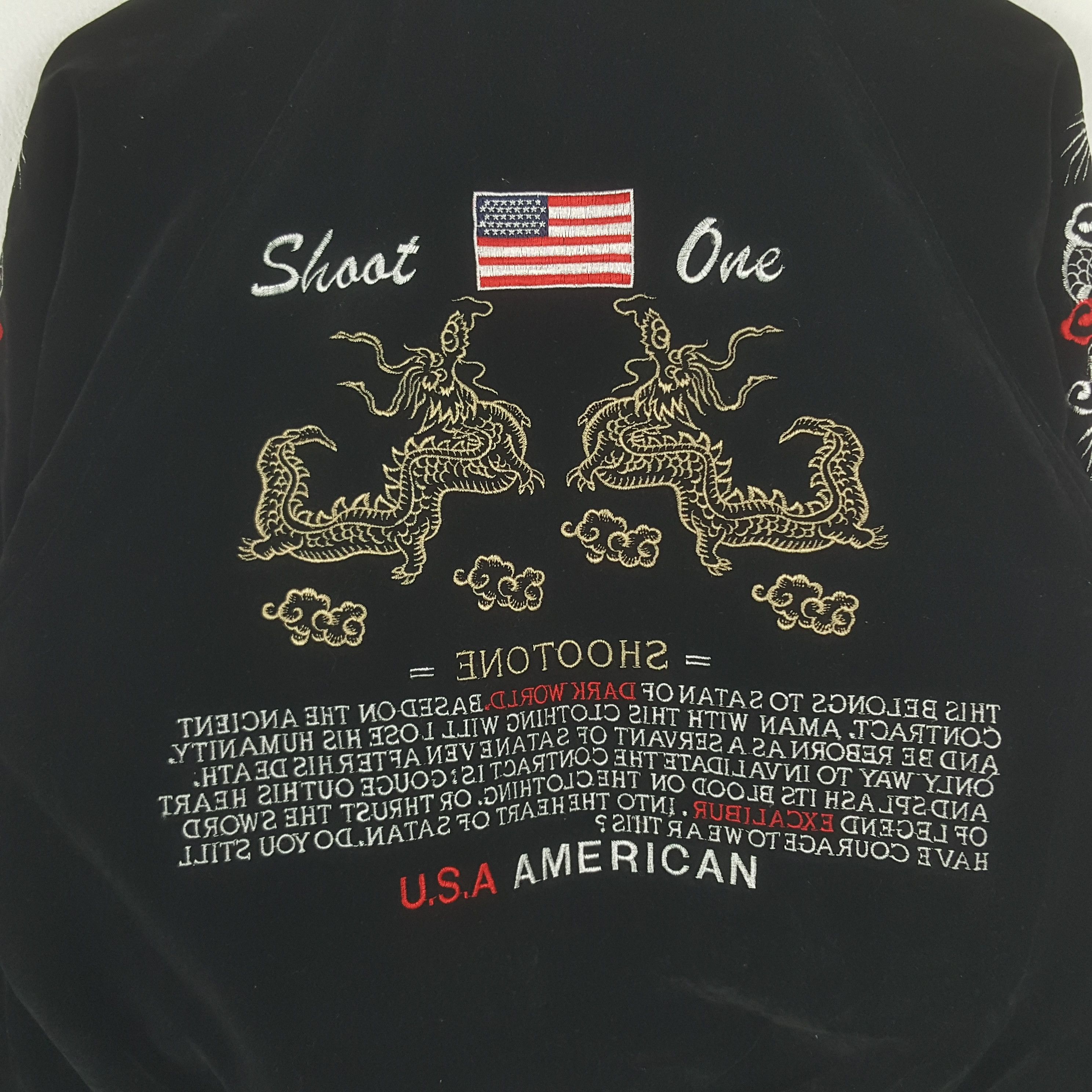 Other Vintage Shoot One American Sukajan Jacket C291N24 Size US M / EU 48-50 / 2 - 8 Thumbnail