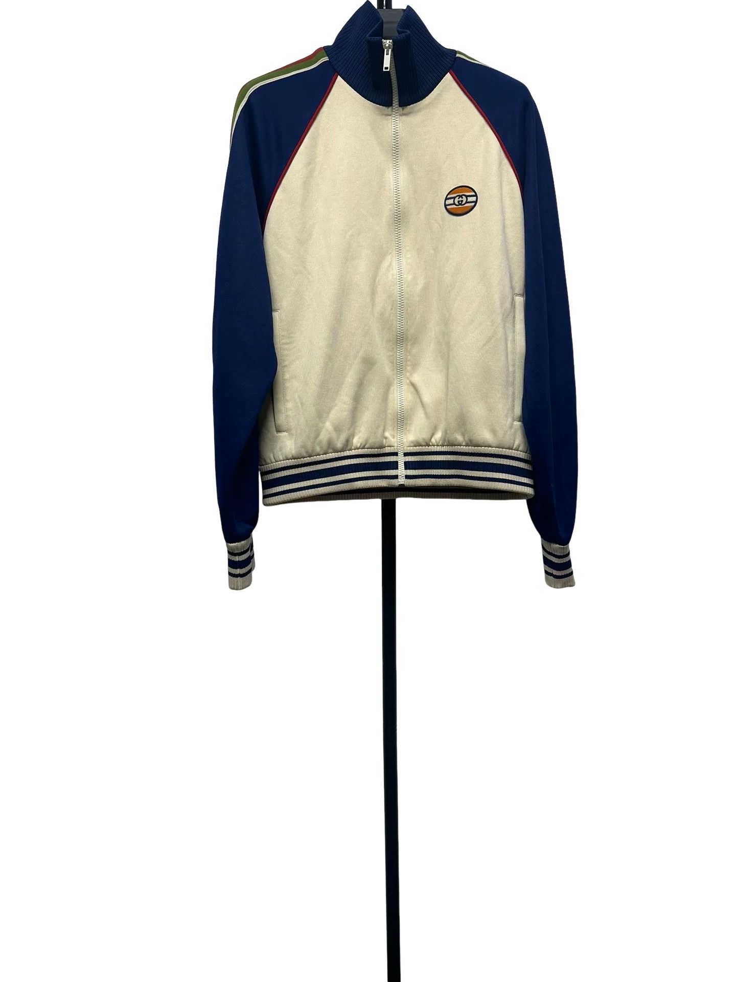 Gucci Gucci GG Patch Colorblock Zip Jersey Jacket XS Size US XS / EU 42 / 0 - 1 Thumbnail
