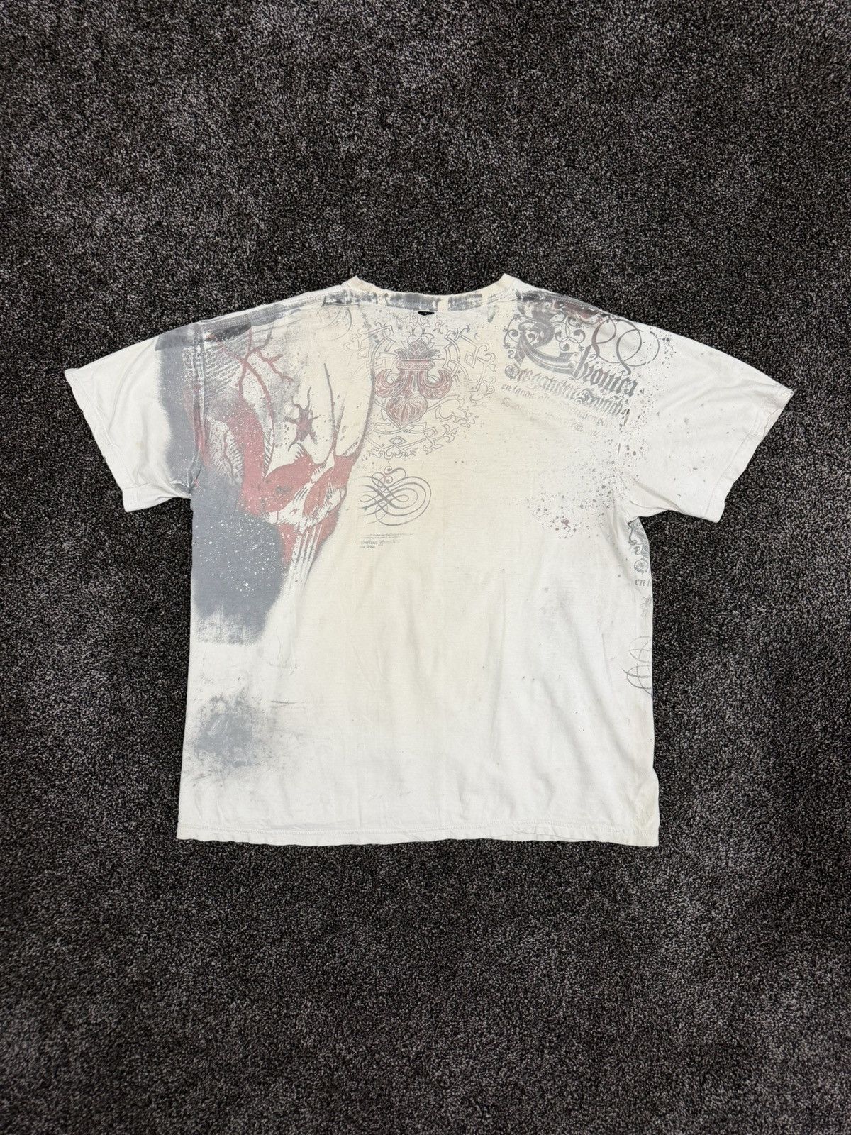 Vintage Vintage Y2K Original Trade Mark Grey Star Grunge T-Shirt Size US XL / EU 56 / 4 - 7 Thumbnail
