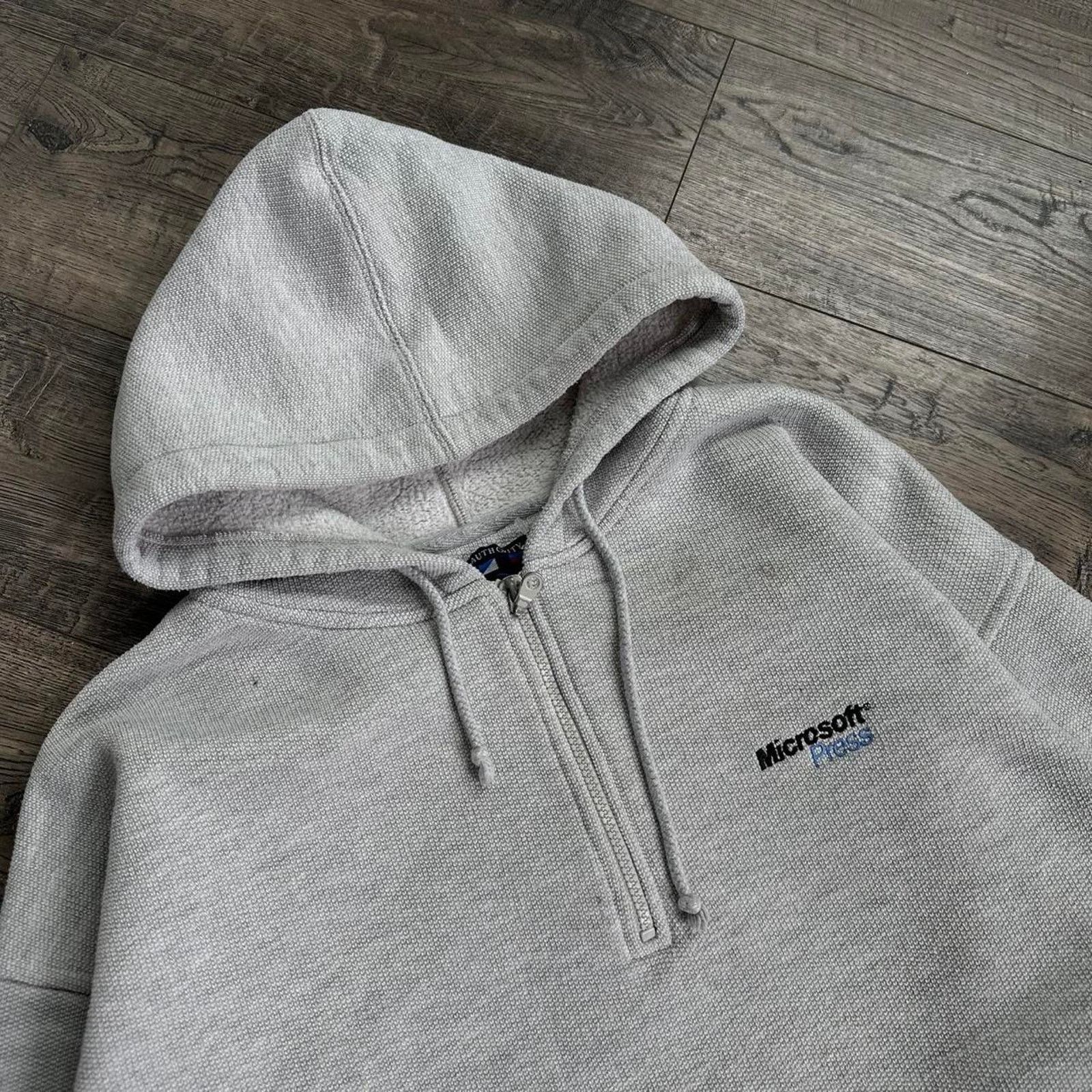 Vintage Vintage 90s Microsoft Computer Software Employee Hoodie Size US XL / EU 56 / 4 - 2 Thumbnail