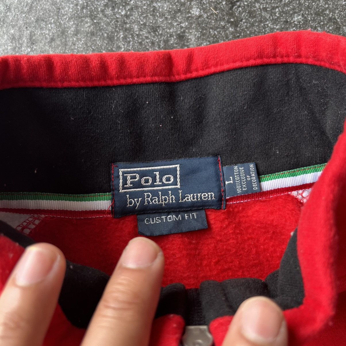 Polo Ralph Lauren Vintage Polo Ralph Lauren Racing Italia 2011 Team Zip Jacket Size US L / EU 52-54 / 3 - 6 Thumbnail