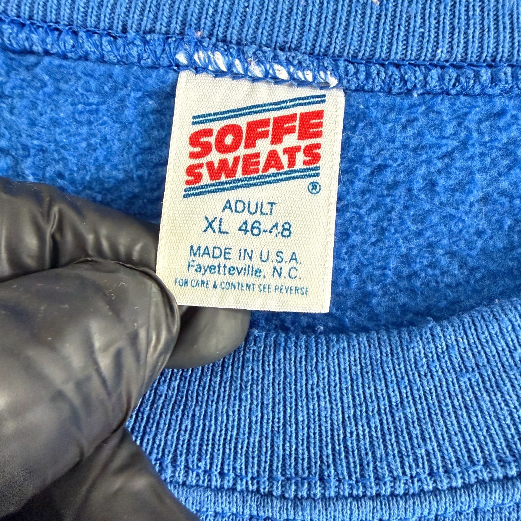Soffe Vintage Soffe Sweats Pullover Mens XL Blue Shirt Size US XL / EU 56 / 4 - 6 Thumbnail