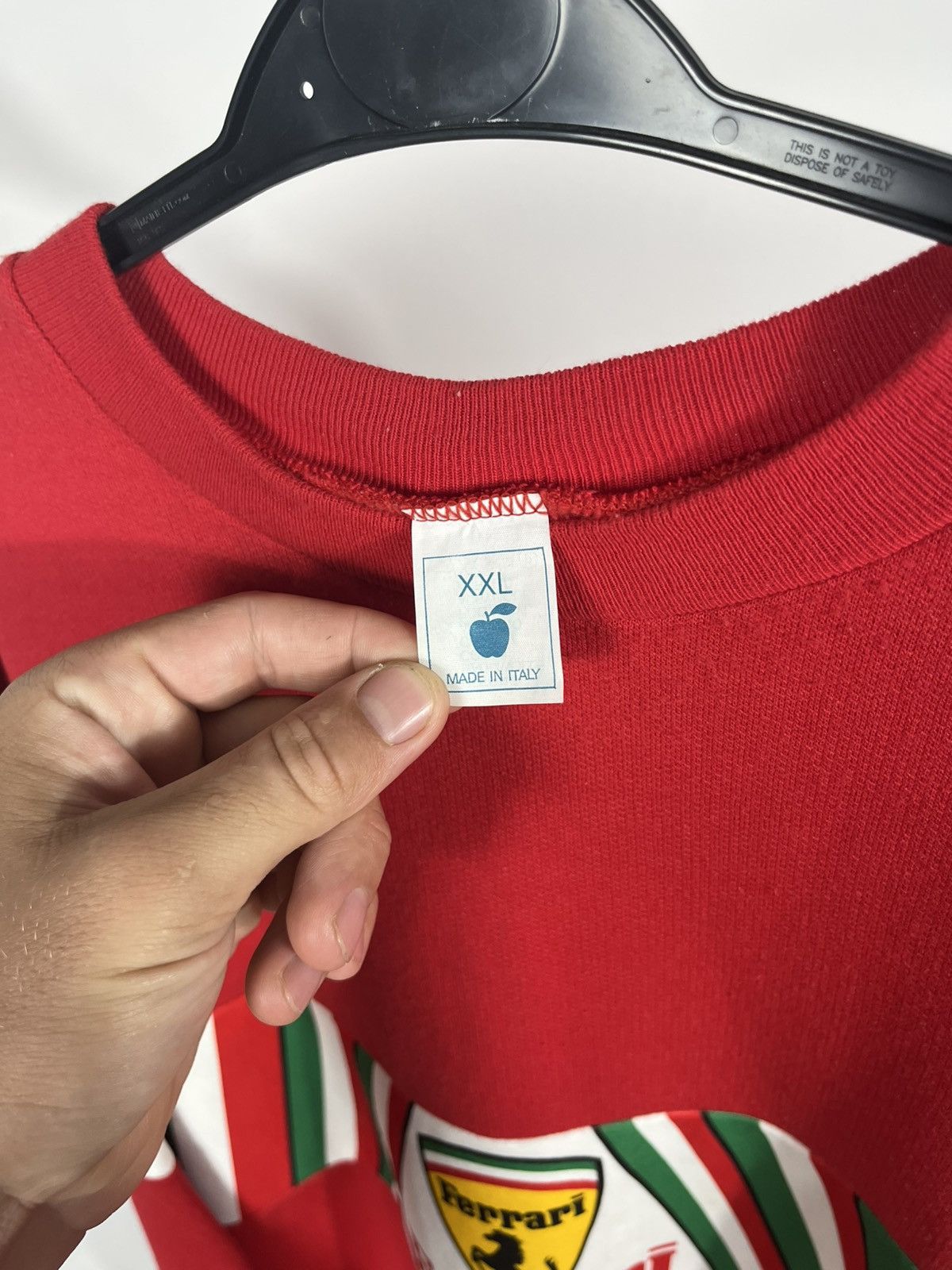 Ferrari Vintage Ferrari red crewneck sweatshirt XL Italy racing logo Size US XL / EU 56 / 4 - 4 Thumbnail