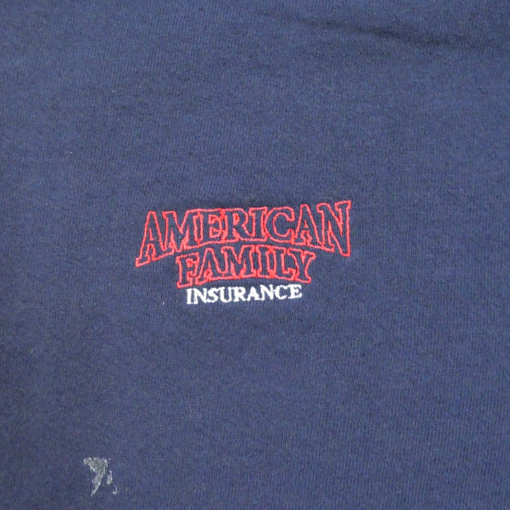Vintage VINTAGE American Family Insurance Sweatshirt Adult XL Blue Pullover Distressed Sweatshirt Logo 90s Unisex Mens Womens Size US XL / EU 56 / 4 - 2 Thumbnail