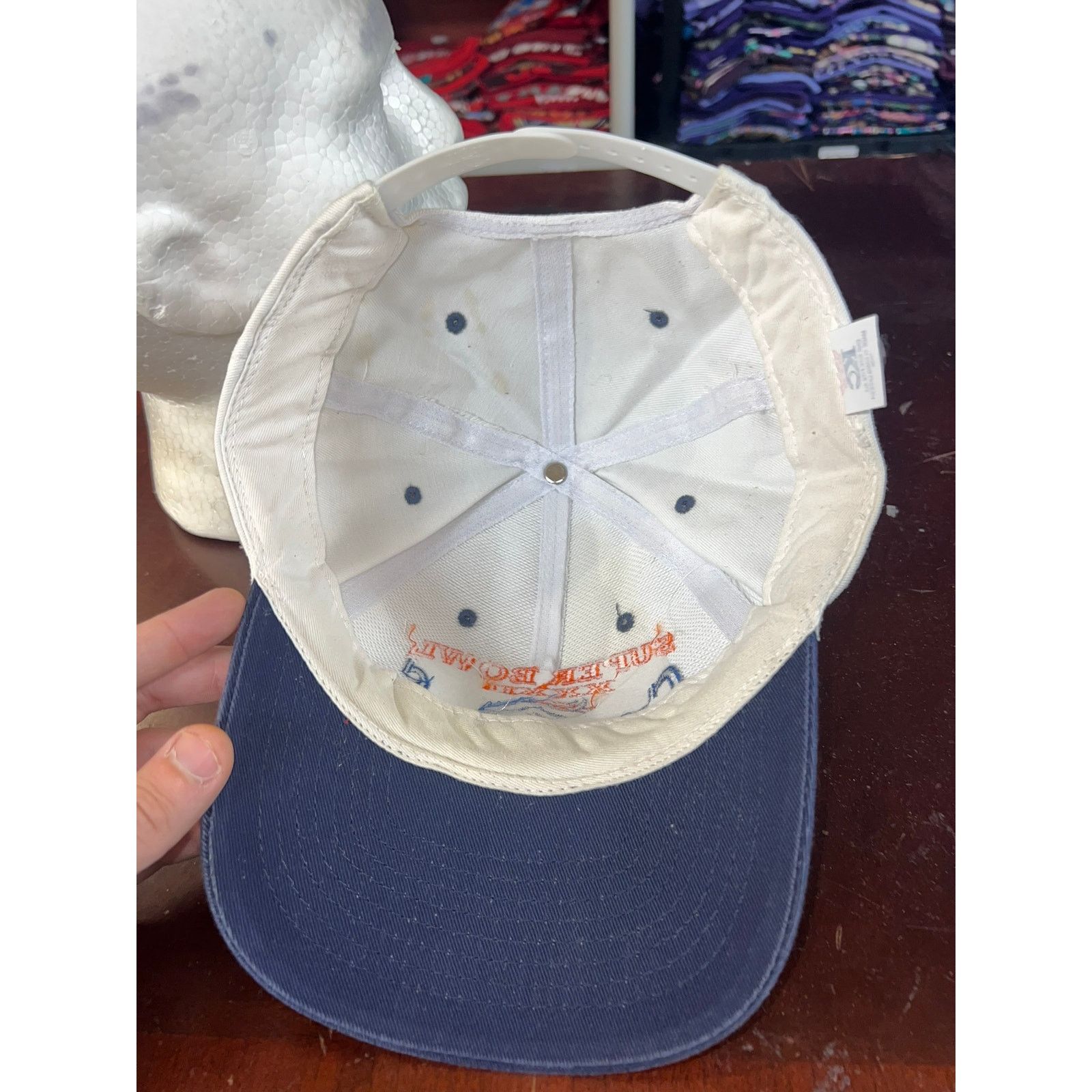 Vintage Vintage Denver Broncos Super Bowl Snapback Hat 32 Stained Size ONE SIZE - 8 Thumbnail