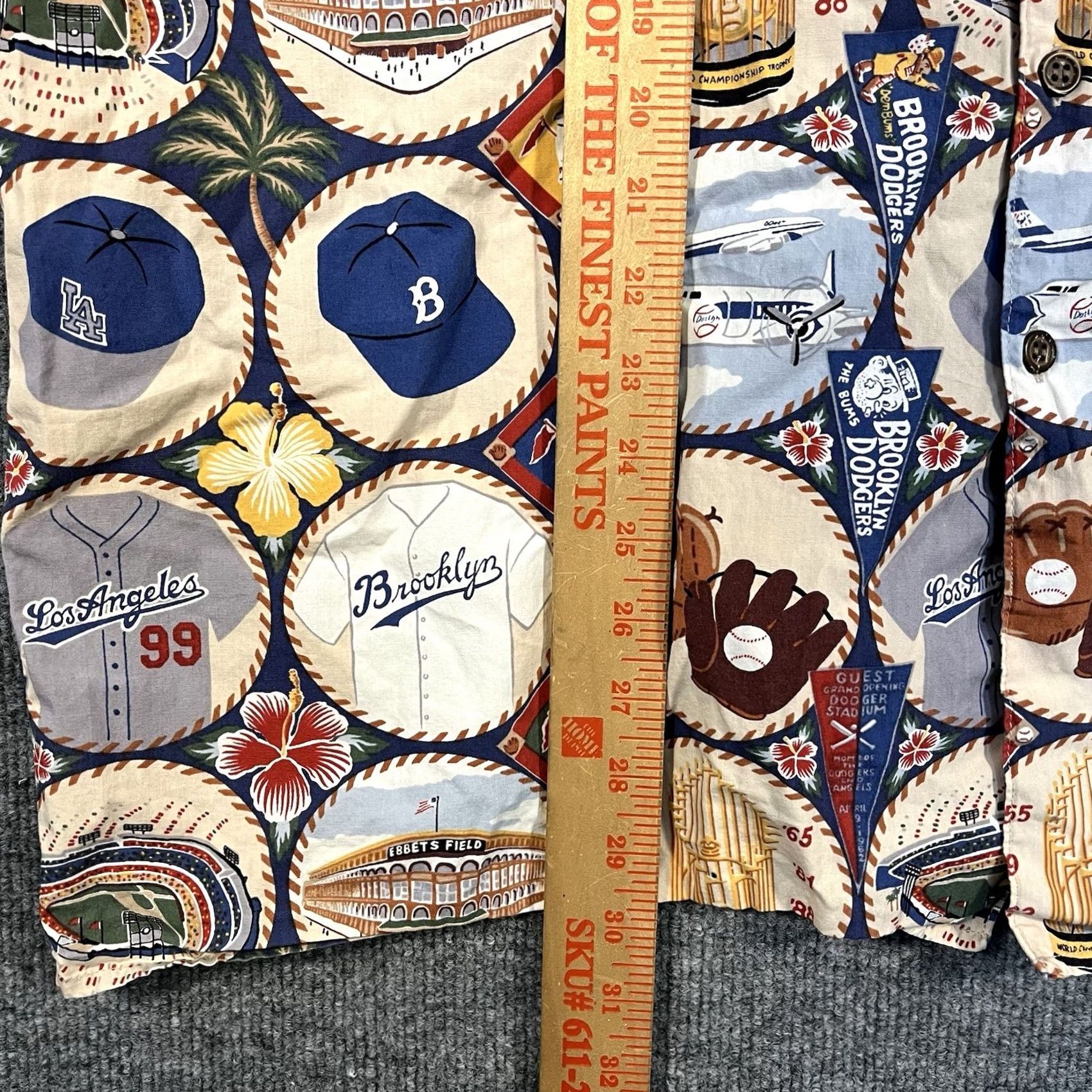 Reyn Spooner VINTAGE Reyn Spooner Shirt Mens 2XL Dodgers Los Angeles Brooklyn Button Size US XXL / EU 58 / 5 - 5 Thumbnail