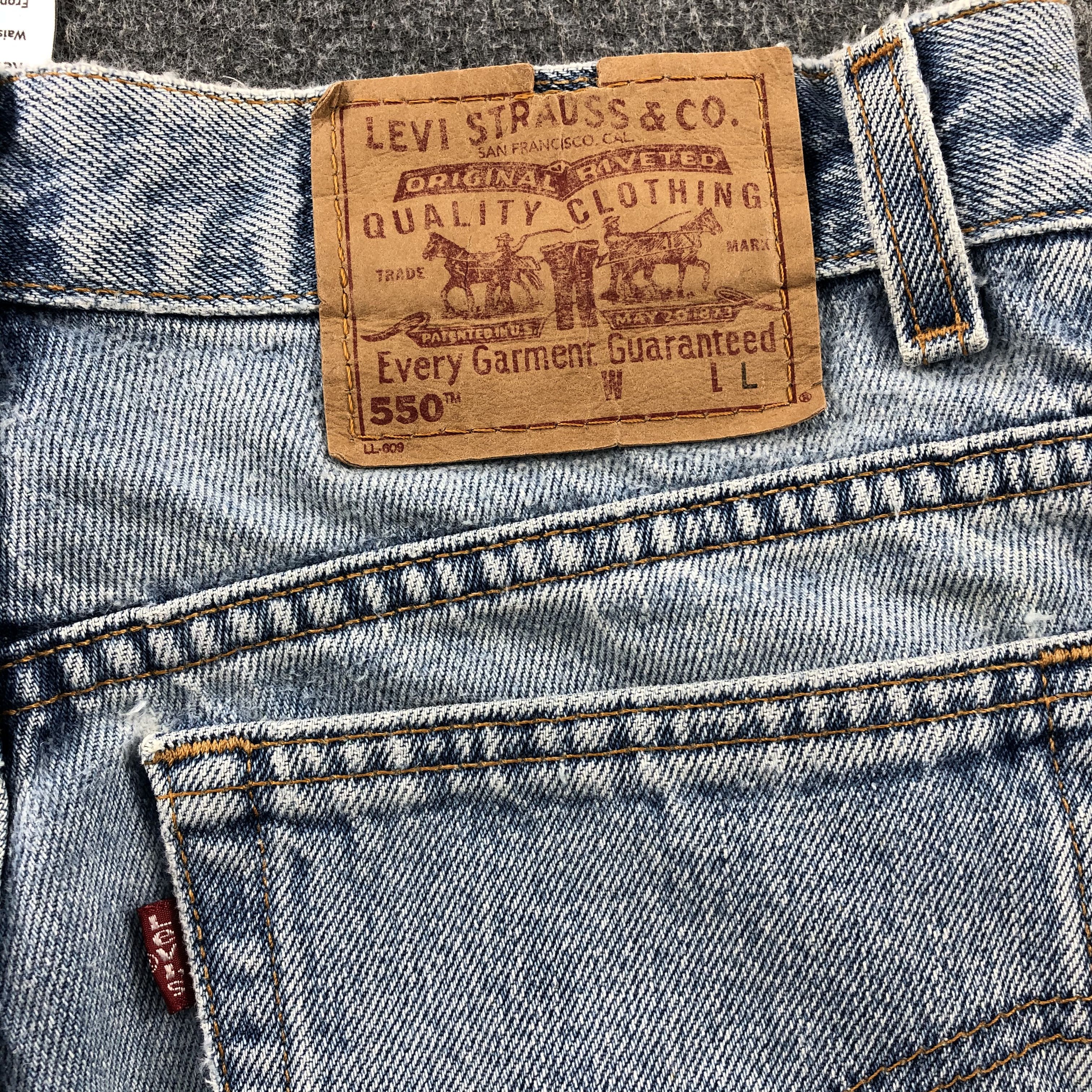 Levi's × Vintage 90s Vintage Light Wash Levis 550 Jeans-JM1705 Size US 29 - 6 Thumbnail