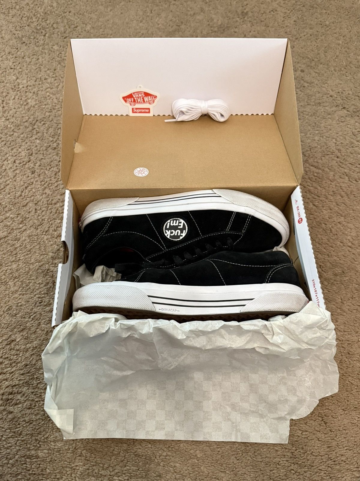 Supreme Supreme VANS SKULL PILE SLIP-ON | Grailed