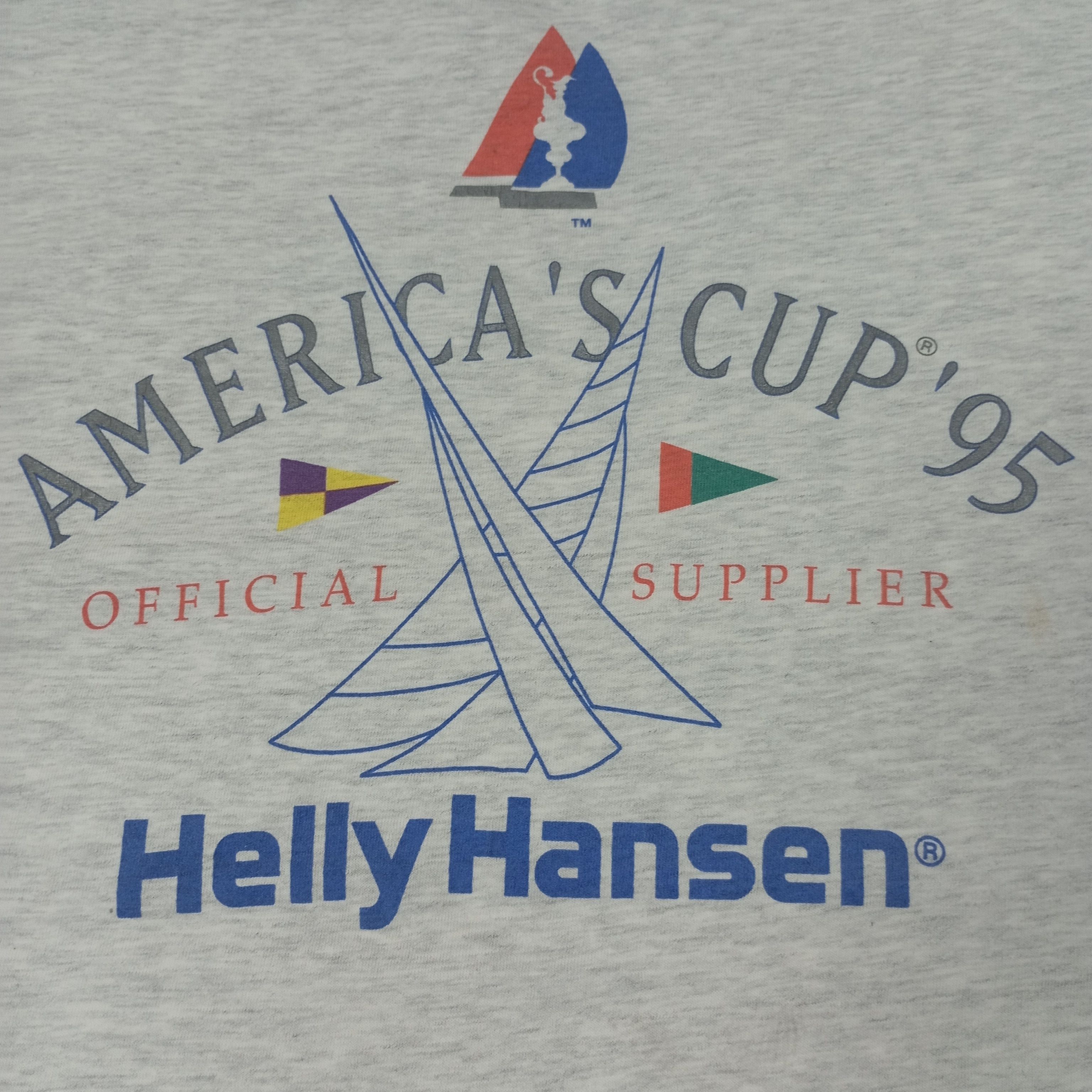 Helly Hansen Helly Hansen America Cup 1995 Vintage Tshirt c223n32 Size US XL / EU 56 / 4 - 2 Thumbnail