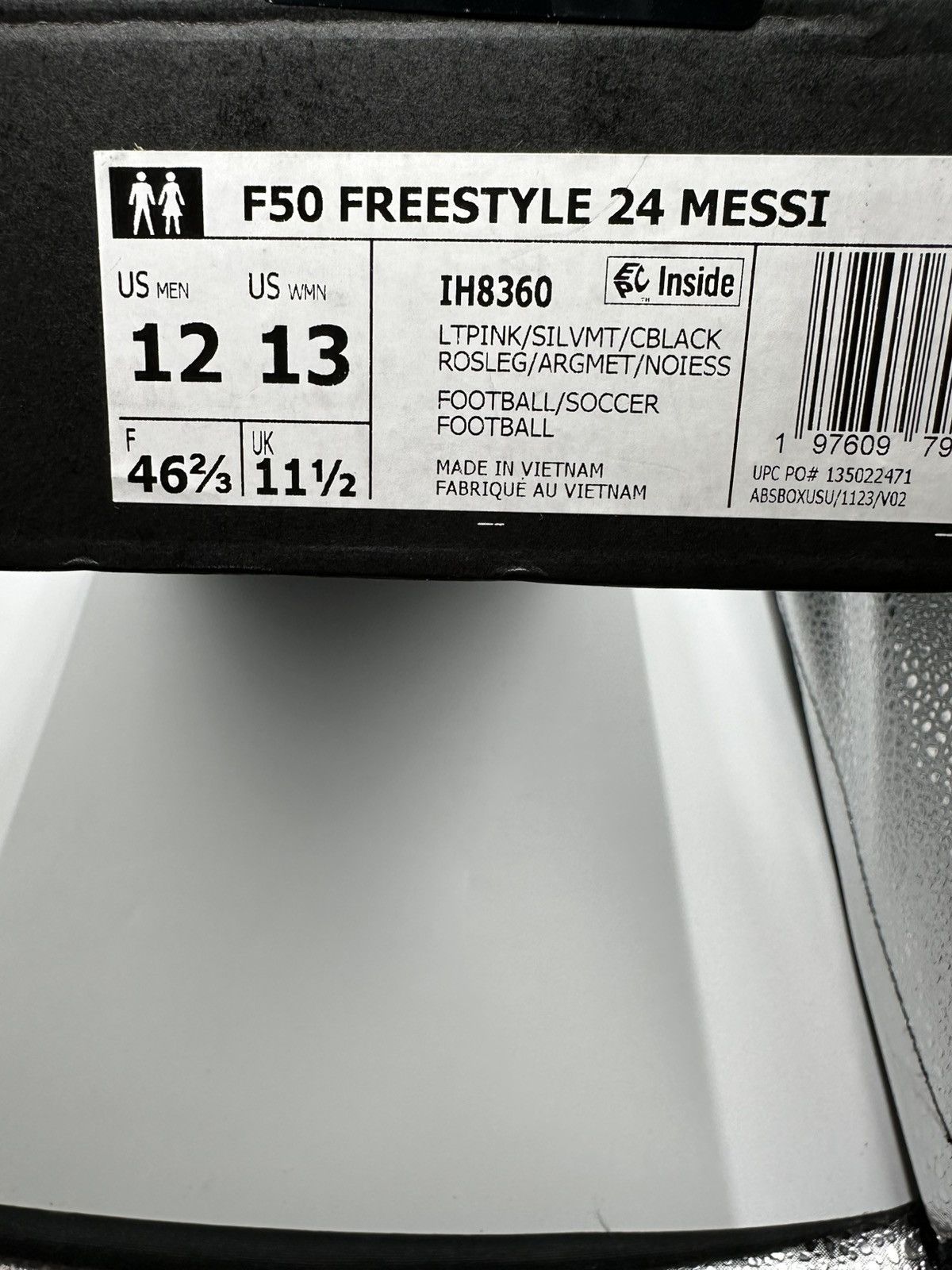 Adidas Adidas Messi Adizero F50 Freestyle “Inter Miami CF” size 12 Size US 12 / EU 45 - 7 Thumbnail