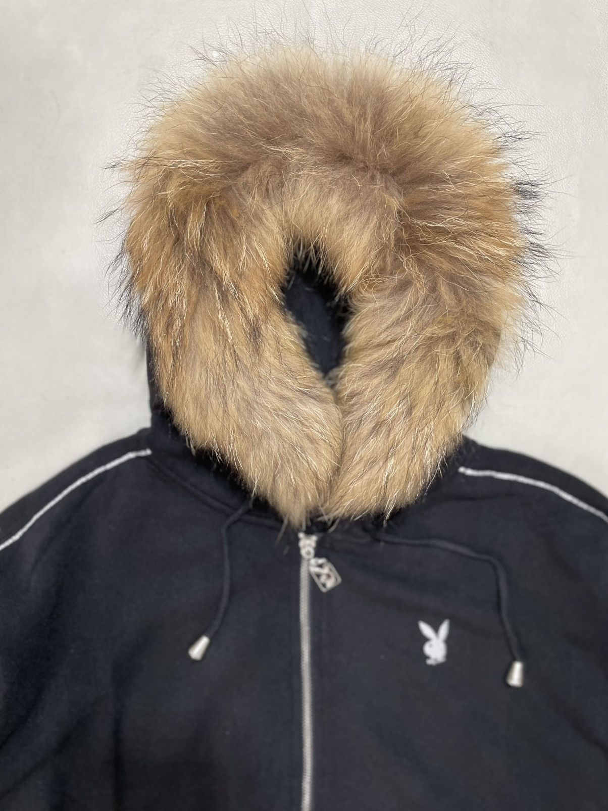 Hysteric Glamour Vintage Playboy Zip Fur Hoodie ifsix lgb style Size US XL / EU 56 / 4 - 2 Thumbnail