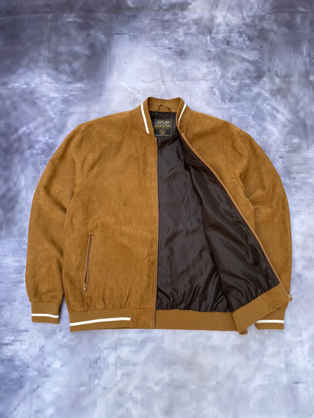 Japanese Brand × Vintage Atlas For Men Outdoor Brown Jacket Size US L / EU 52-54 / 3 - 5 Thumbnail