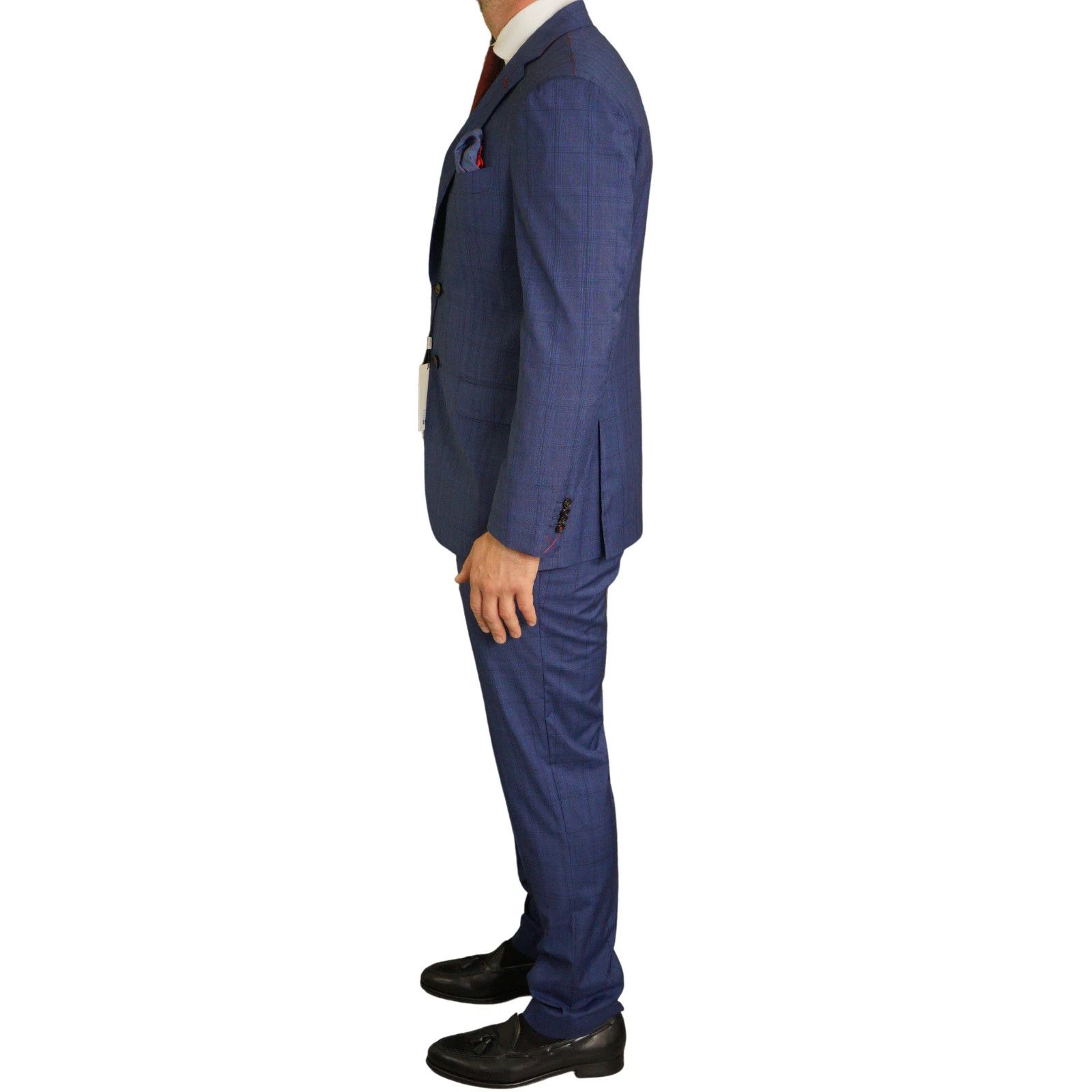 Suitsupply Men Suitsupply Suit Wool Sienna Wool S130 Carlo Barbera US42 Size 42R - 4 Thumbnail