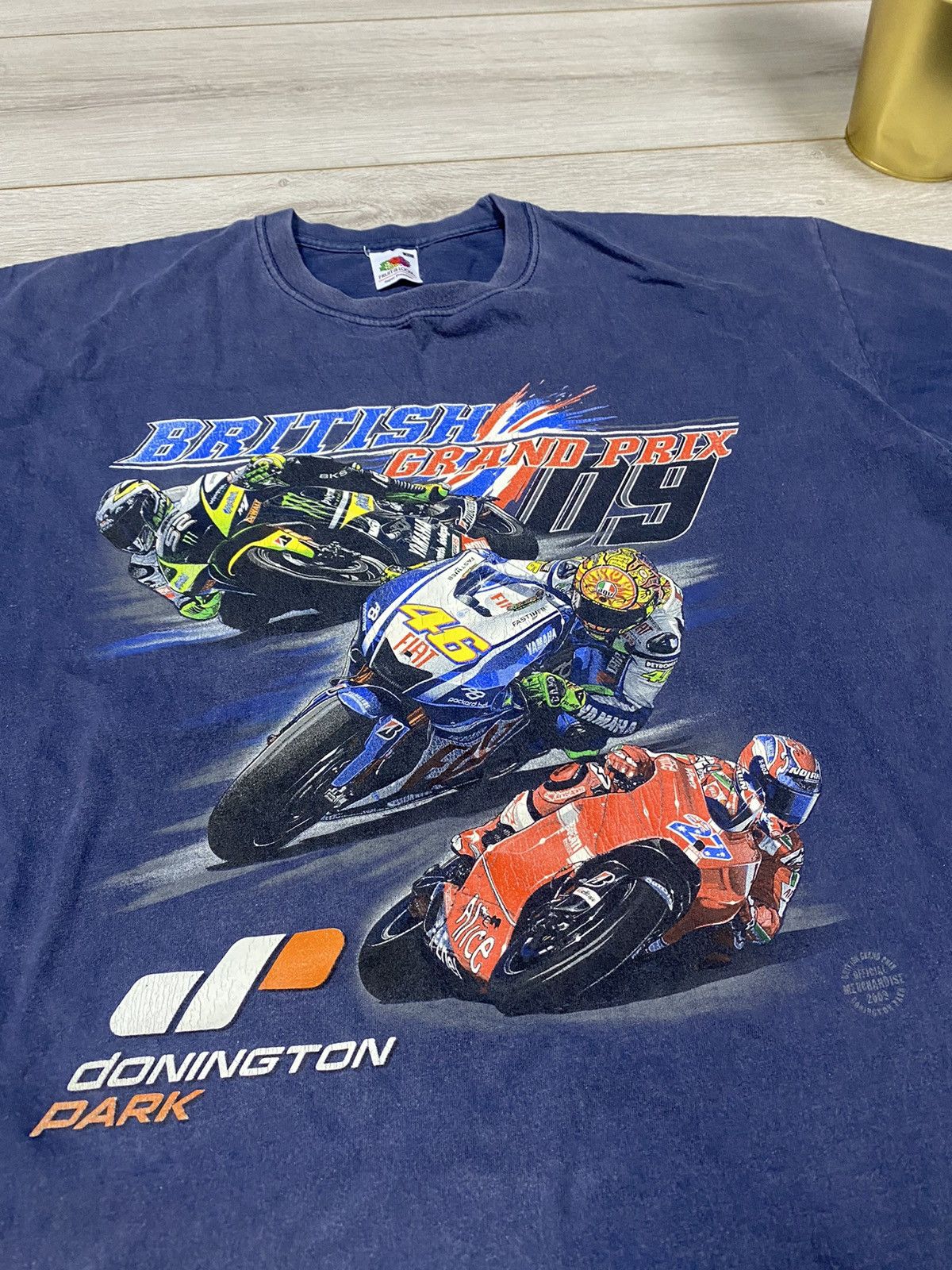 Vintage British Grant Prix vintage graphic t-shirt Size US XL / EU 56 / 4 - 3 Thumbnail