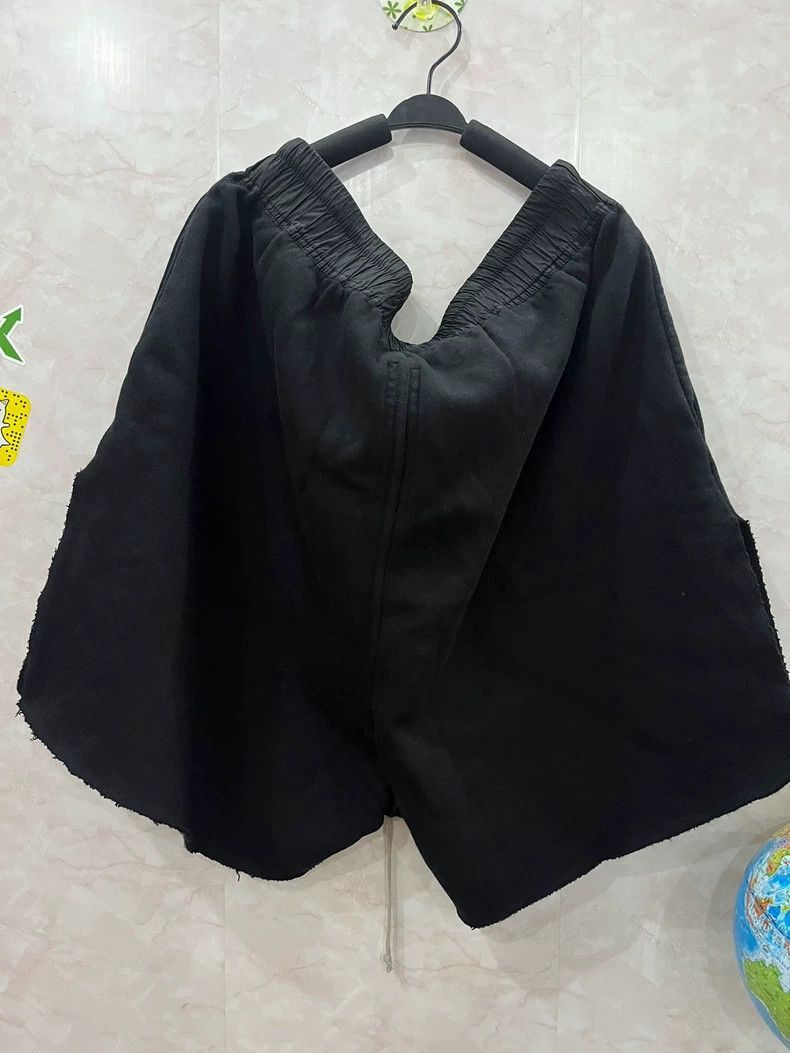 Rick Owens Rick Owens Black Boxing Shorts with Drawstring-2506 Size US 34 / EU 50 - 2 Thumbnail