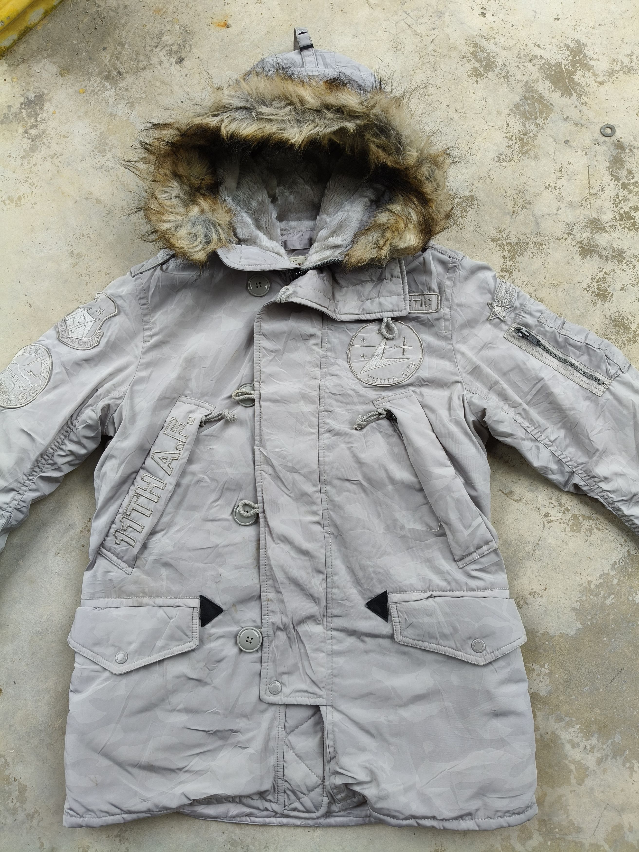 Avirex Vintage Avirex Arctic Gray Camo Jacket Size US M / EU 48-50 / 2 - 5 Thumbnail