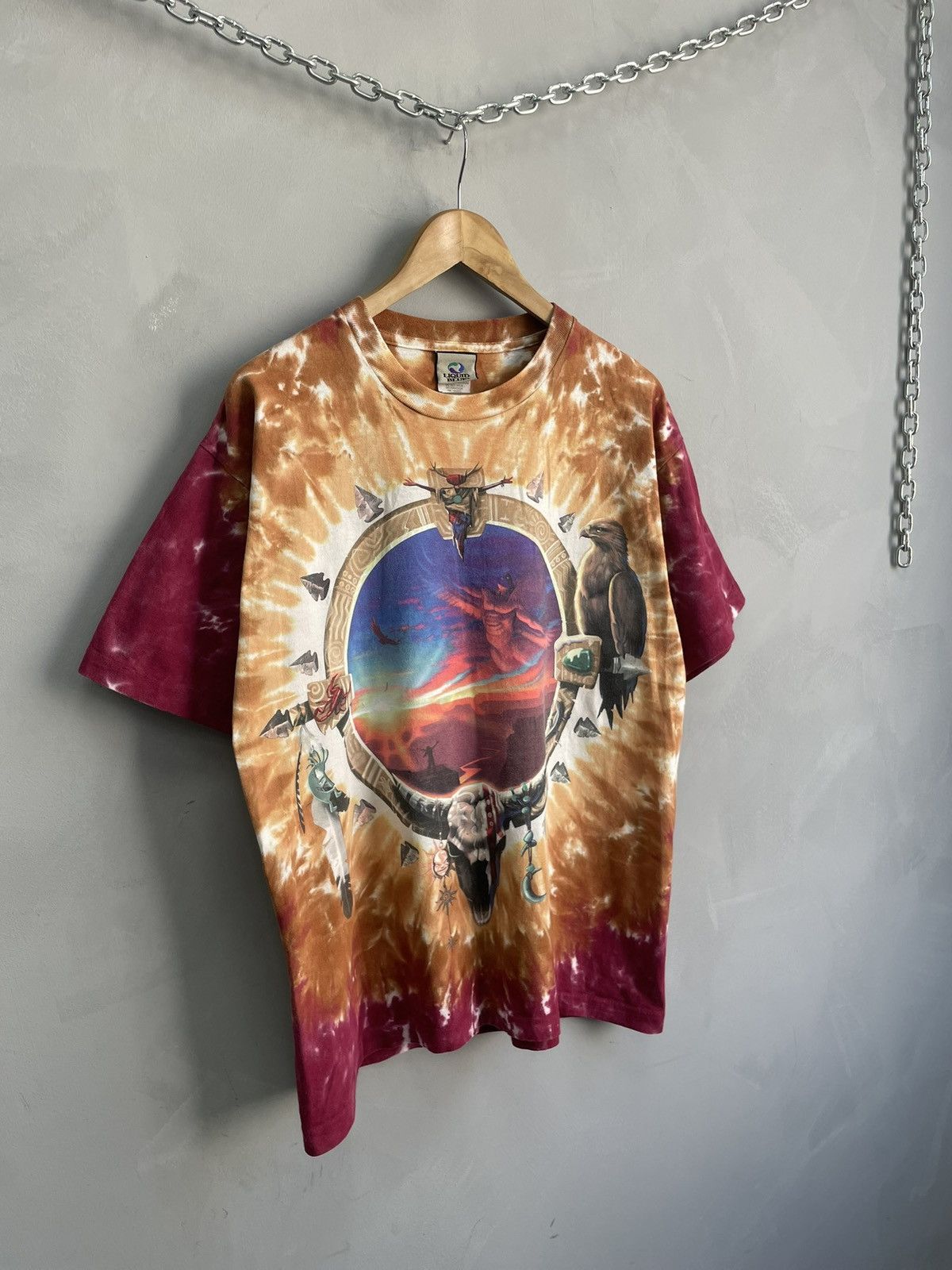 Liquid Blue Rare 90s abstract Liquid Blue retro T shirt Size US L / EU 52-54 / 3 - 2 Thumbnail