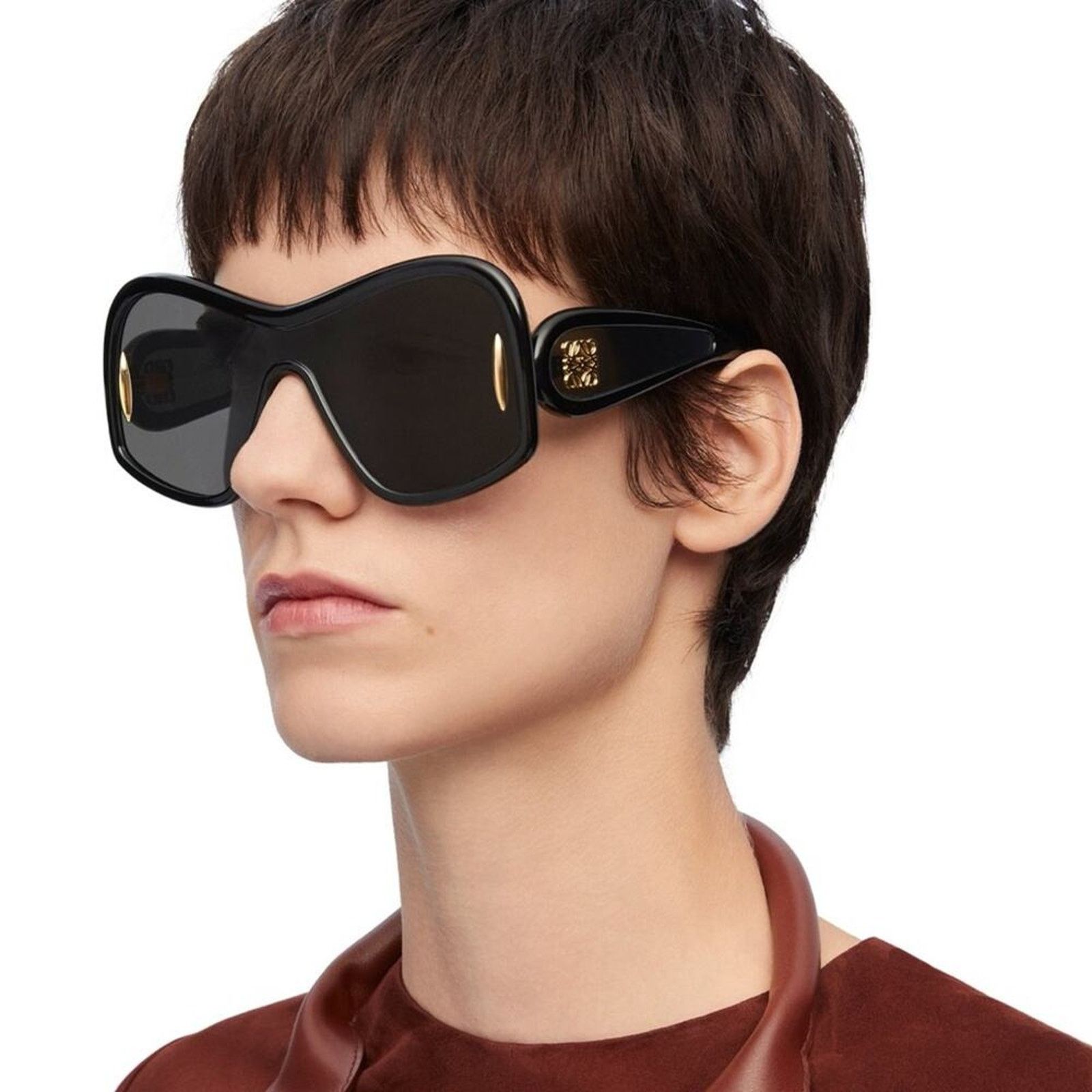 Loewe New! LOEWE LW40131I 01C Square Mask Sunglasses, Authentic Size ONE SIZE - 2 Thumbnail