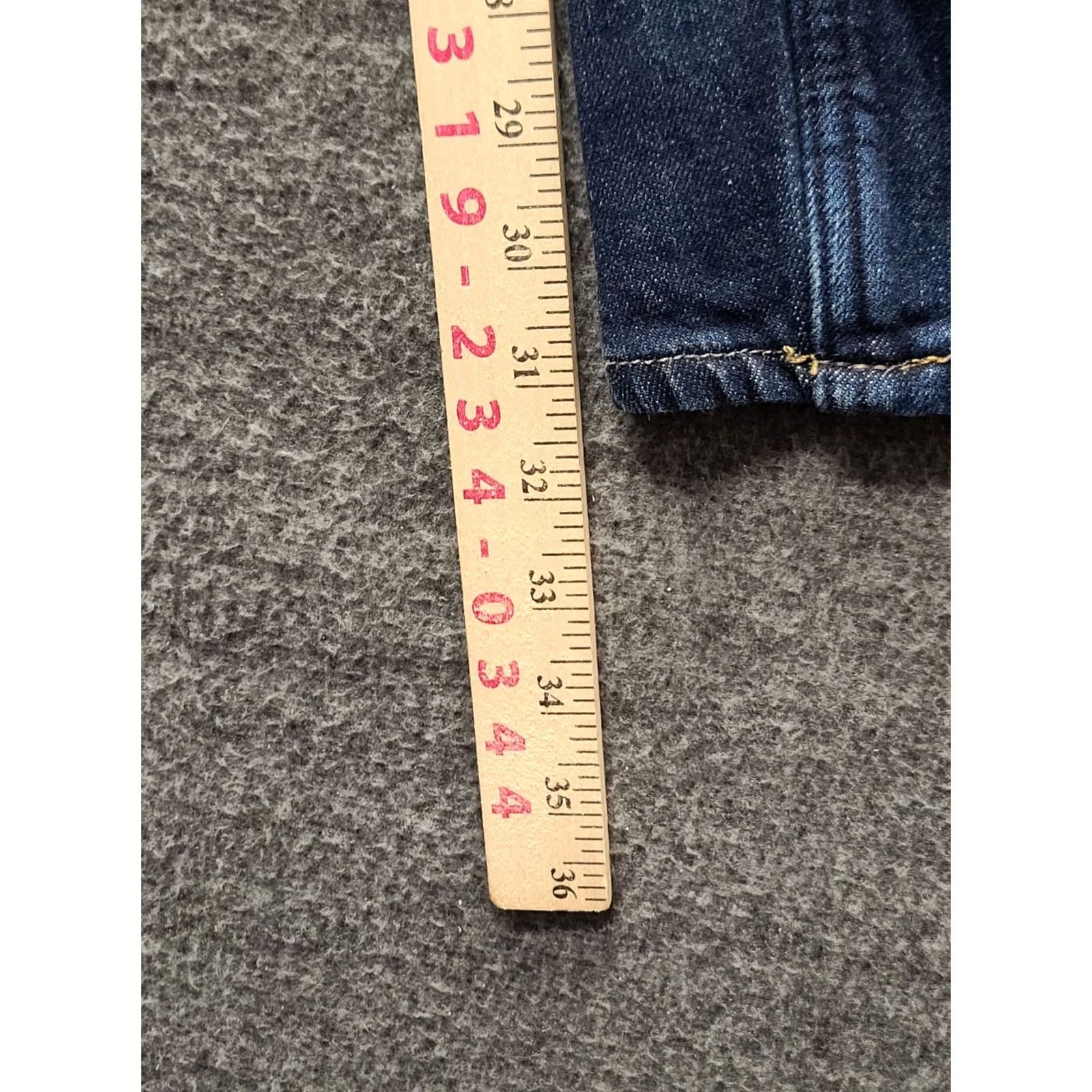 Carhartt VINTAGE Carhartt Jeans Womens 18 36x31 Regular Fit Straight Denim Blue Lined Button Zip Rise Mid 8.5-10.5 Size 40" / US 18 - 5 Thumbnail