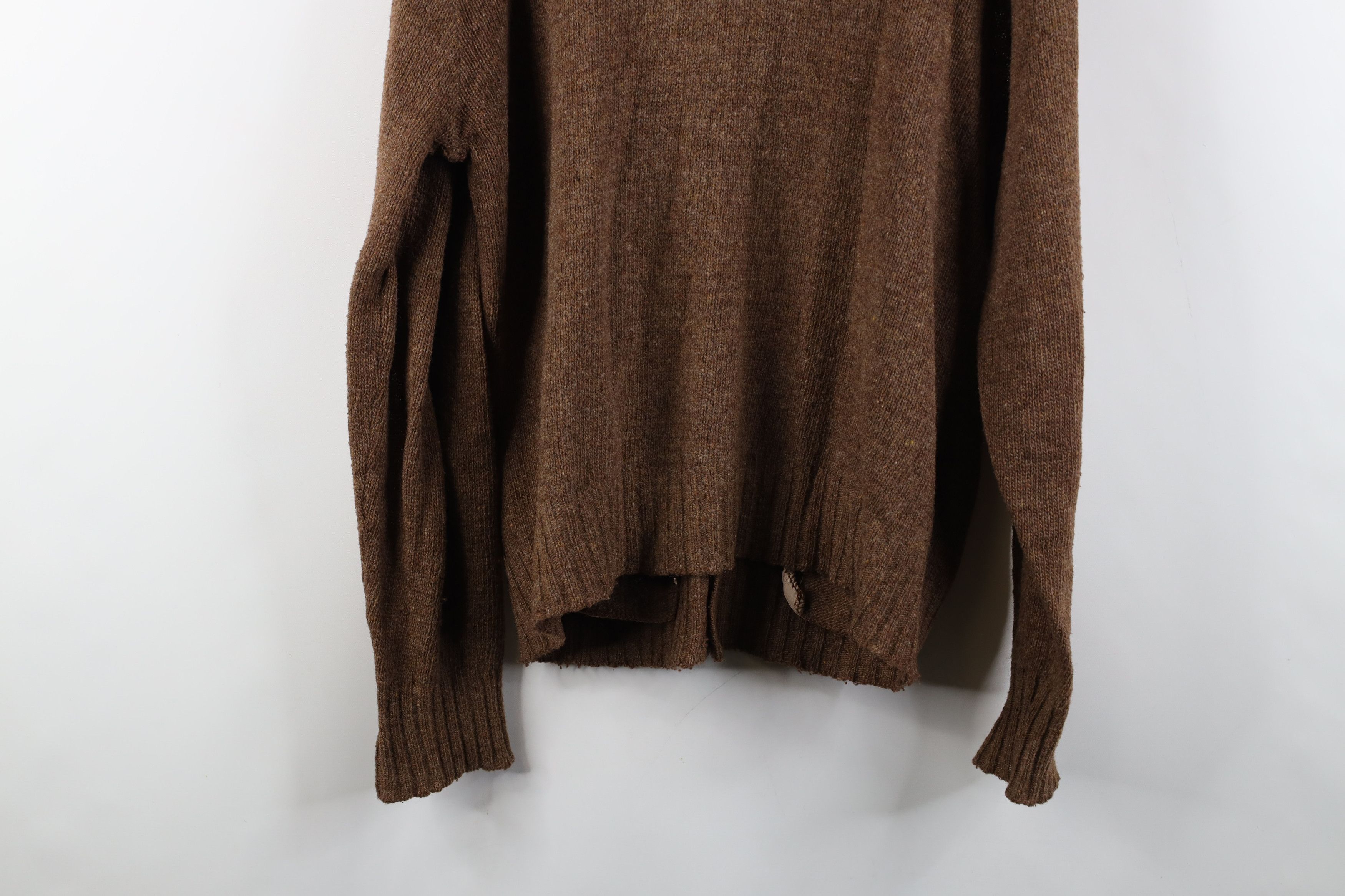 Vintage Vintage 50s 60s Streetwear Shetland Knit Cardigan Sweater Size US L / EU 52-54 / 3 - 12 Thumbnail