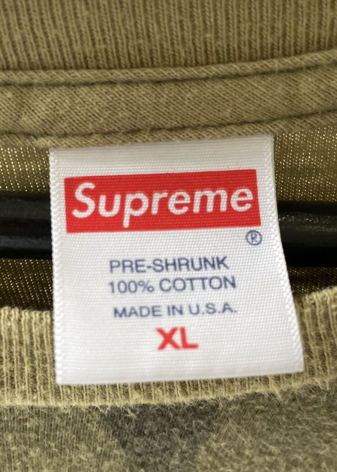 Supreme Supreme SS19 Original Sin Tee in Woodland Camo. Size US XL / EU 56 / 4 - 5 Thumbnail