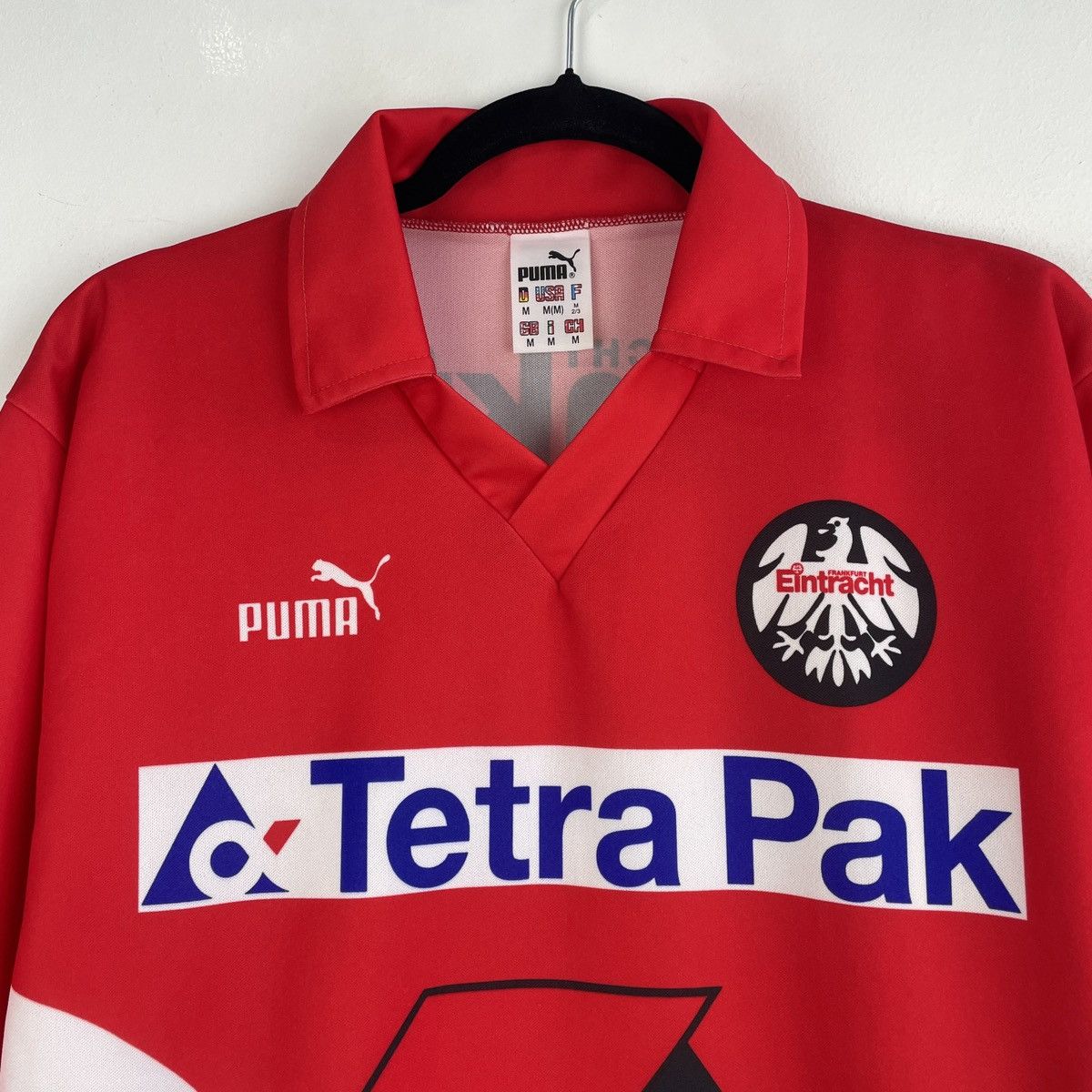 Puma Vintage Eintracht Frankfurt Home Jersey Puma 1993/1994 sz M Size US M / EU 48-50 / 2 - 2 Thumbnail