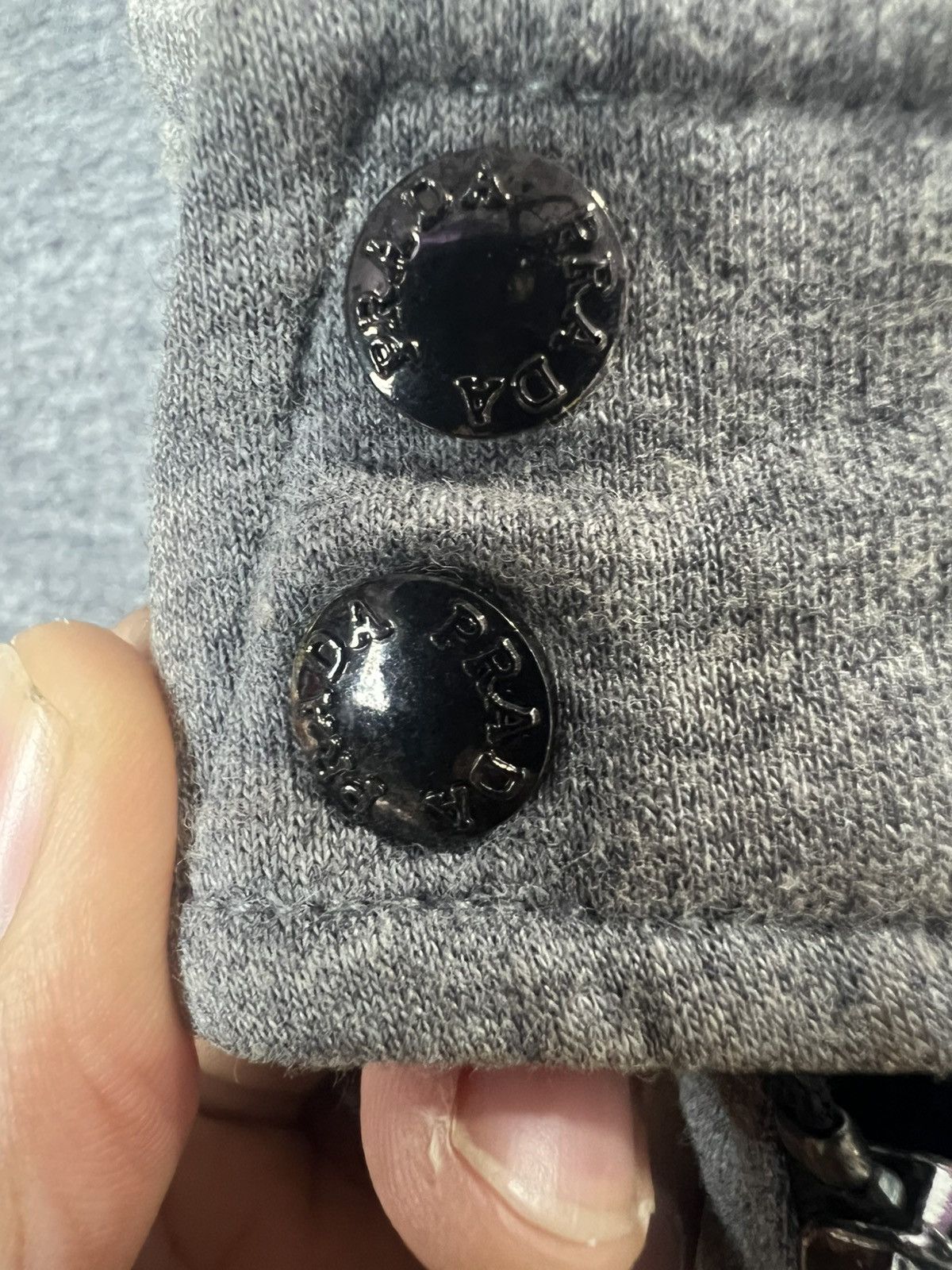 Prada Prada Technical Cotton Zip-Up Hoodie Size US XL / EU 56 / 4 - 13 Thumbnail