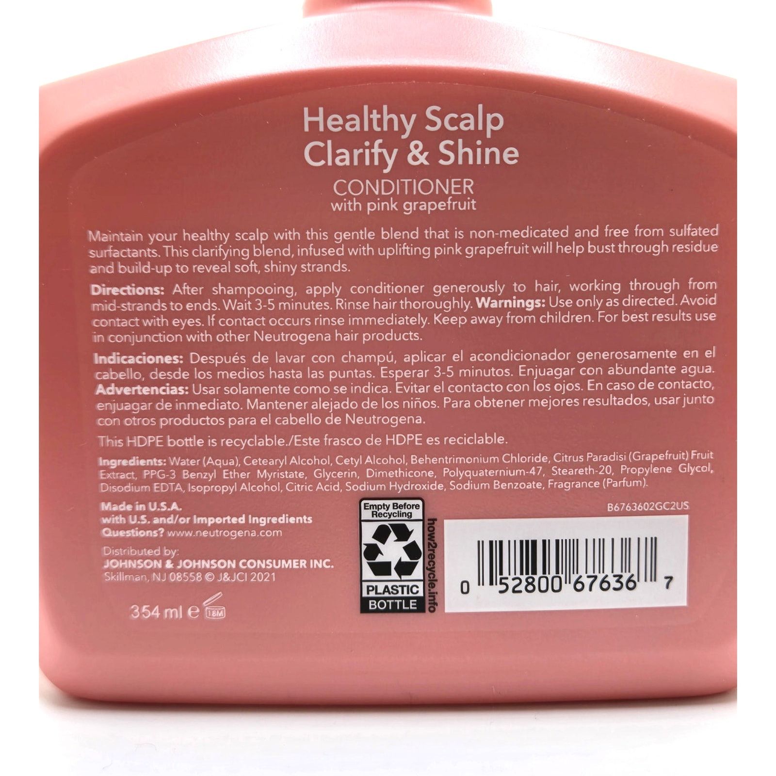 Other NEW Neutrogena Healthy Scalp Clarify & Shine Conditioner Size ONE SIZE - 3 Thumbnail