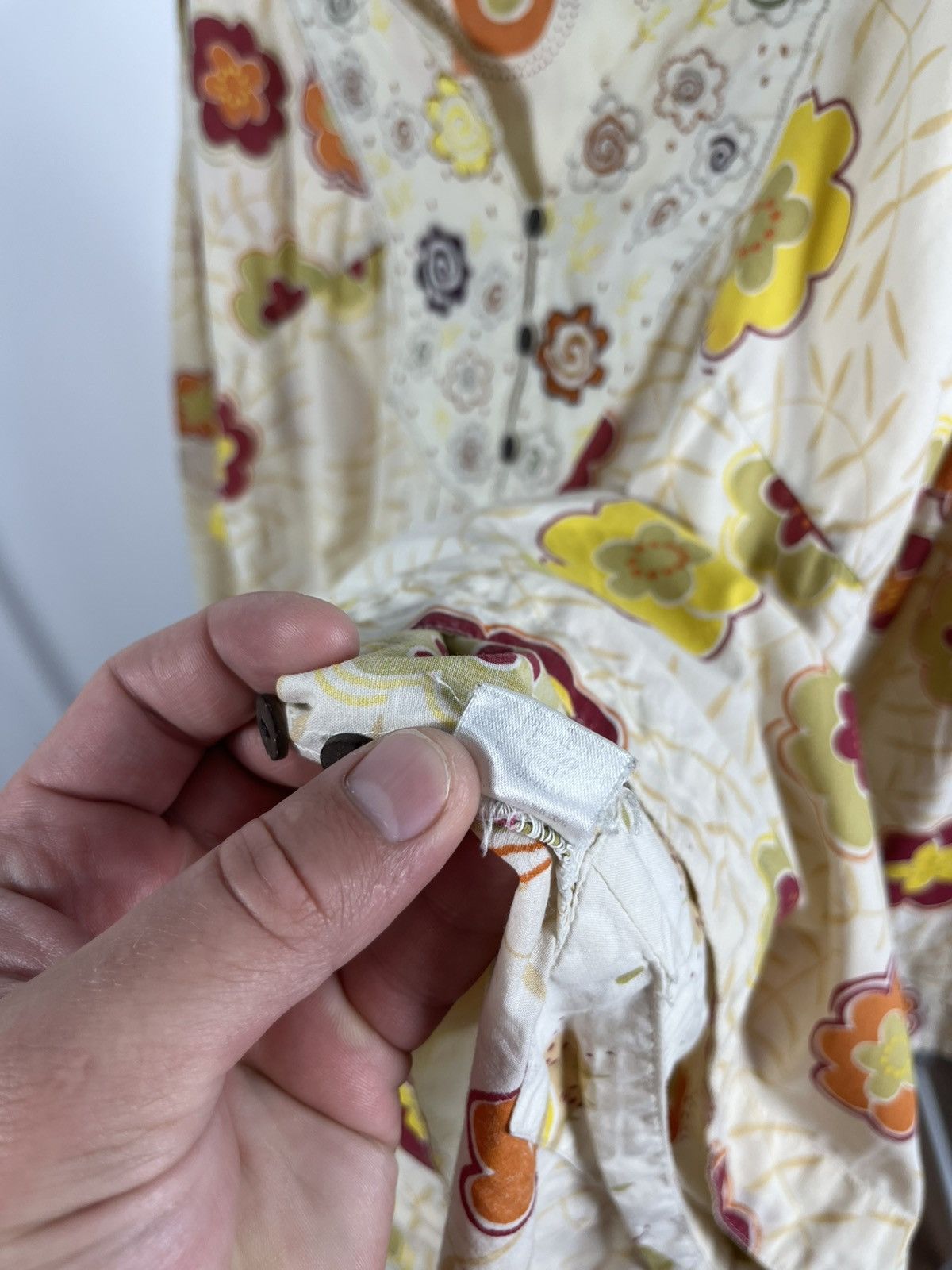 Gudrun Sjoden Gudrun Sjoden Floral Tunic Top Boho Ethnic Style Shirt S Size S / US 4 / IT 40 - 9 Thumbnail