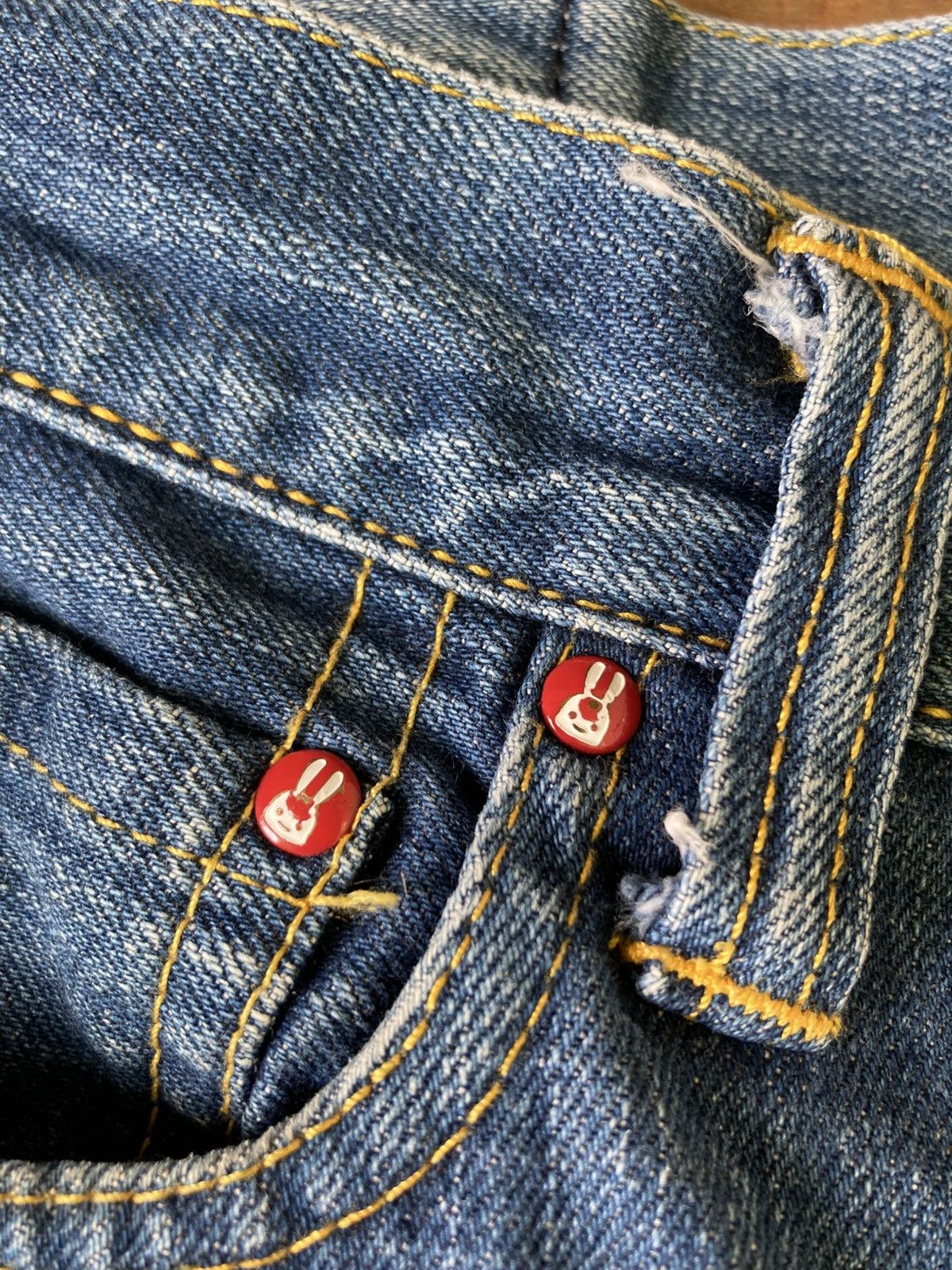 Japanese Brand Cune Japan Blue Mascot Relaxed Fit Denim Jeans Size US 28 / EU 44 - 10 Thumbnail