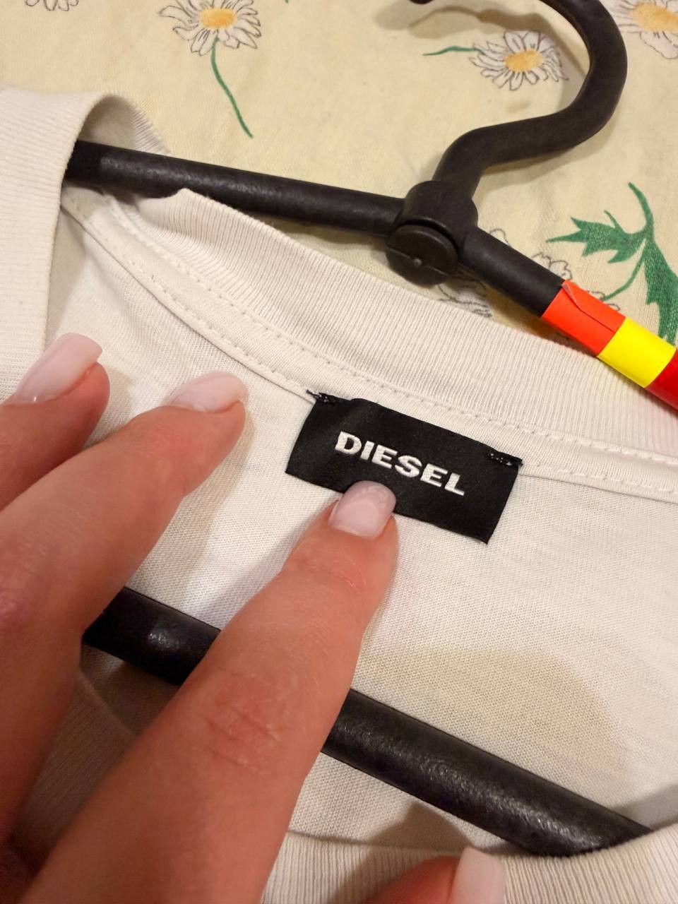 Diesel Y2K white T-shirt Diesel Vintage big logo streetwear Size US L / EU 52-54 / 3 - 10 Thumbnail